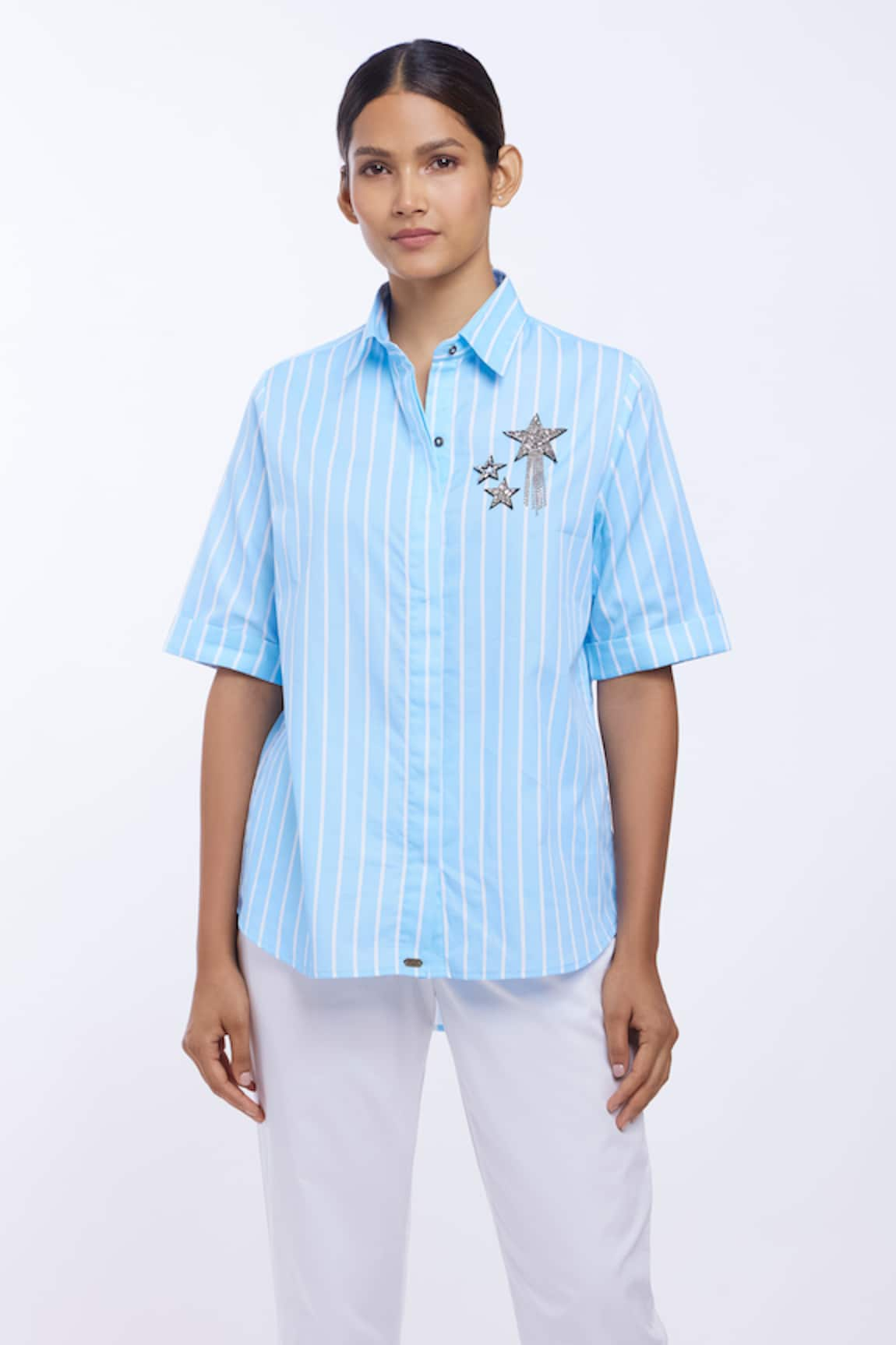 PALLAVI SWADI Swaroski Embellished Shirt