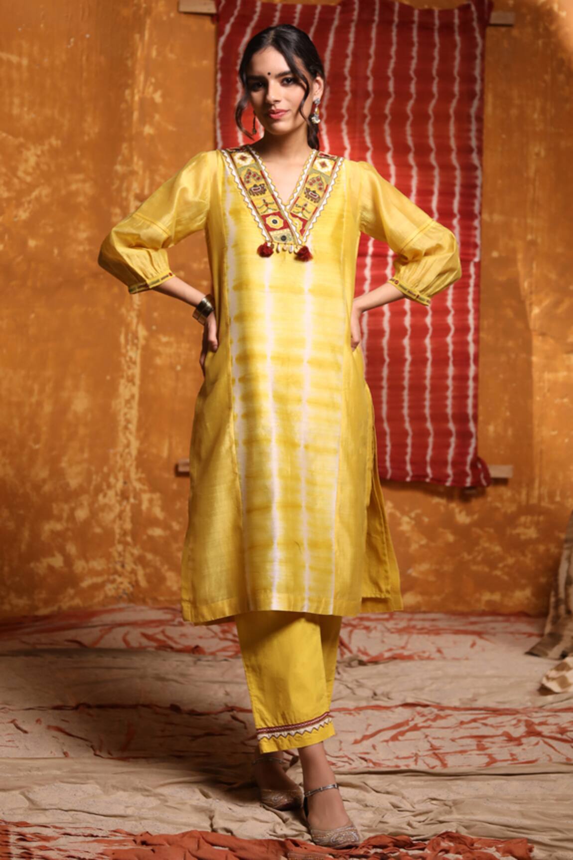 Shivani Bhargava Tie Dye Straight Kurta 