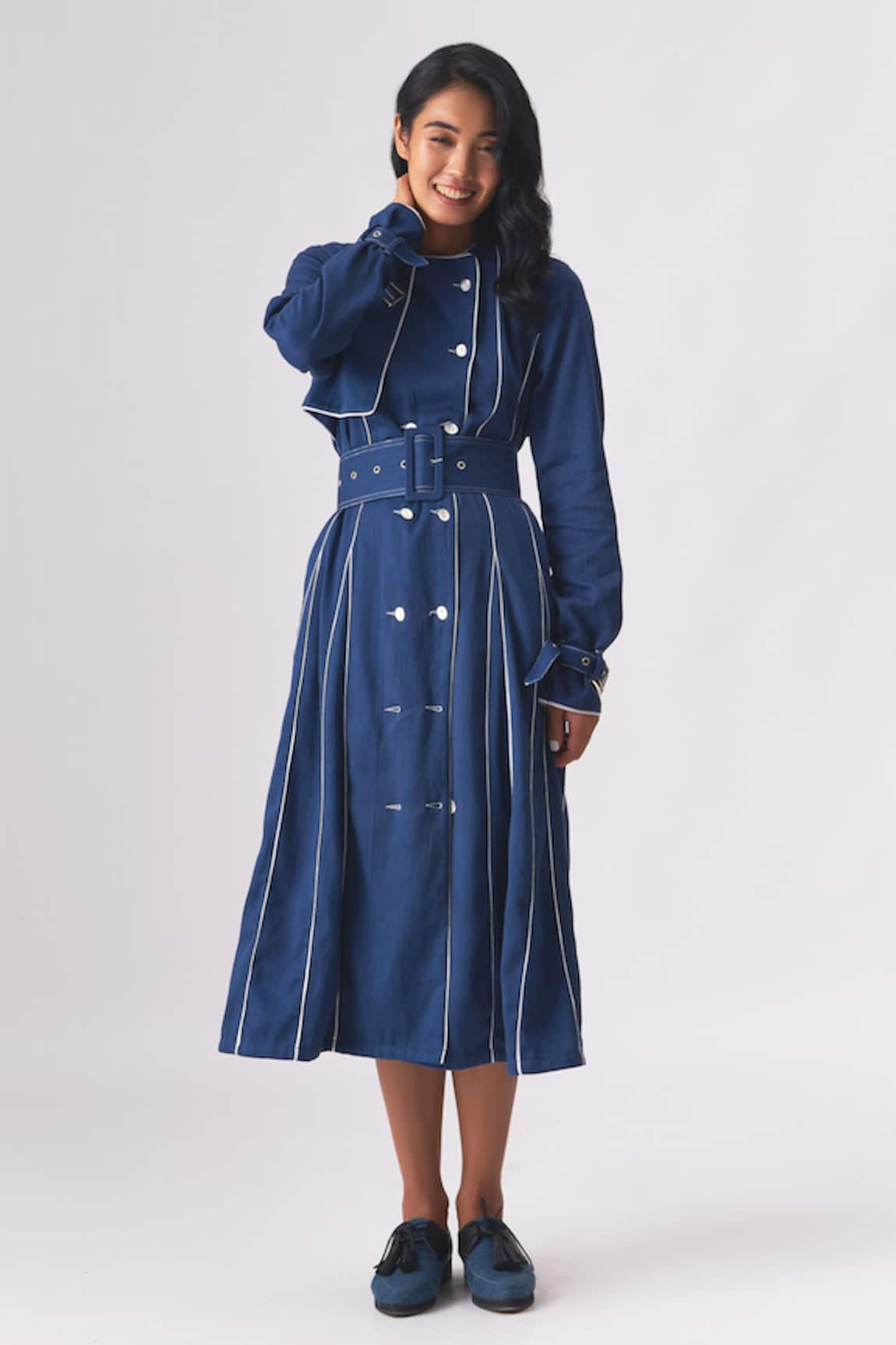 CROSS A LINE Priscillia Trench Dress