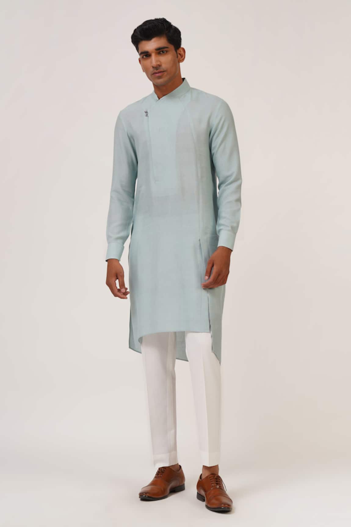 Dhruv Vaish Cotton Silk Kurta Set