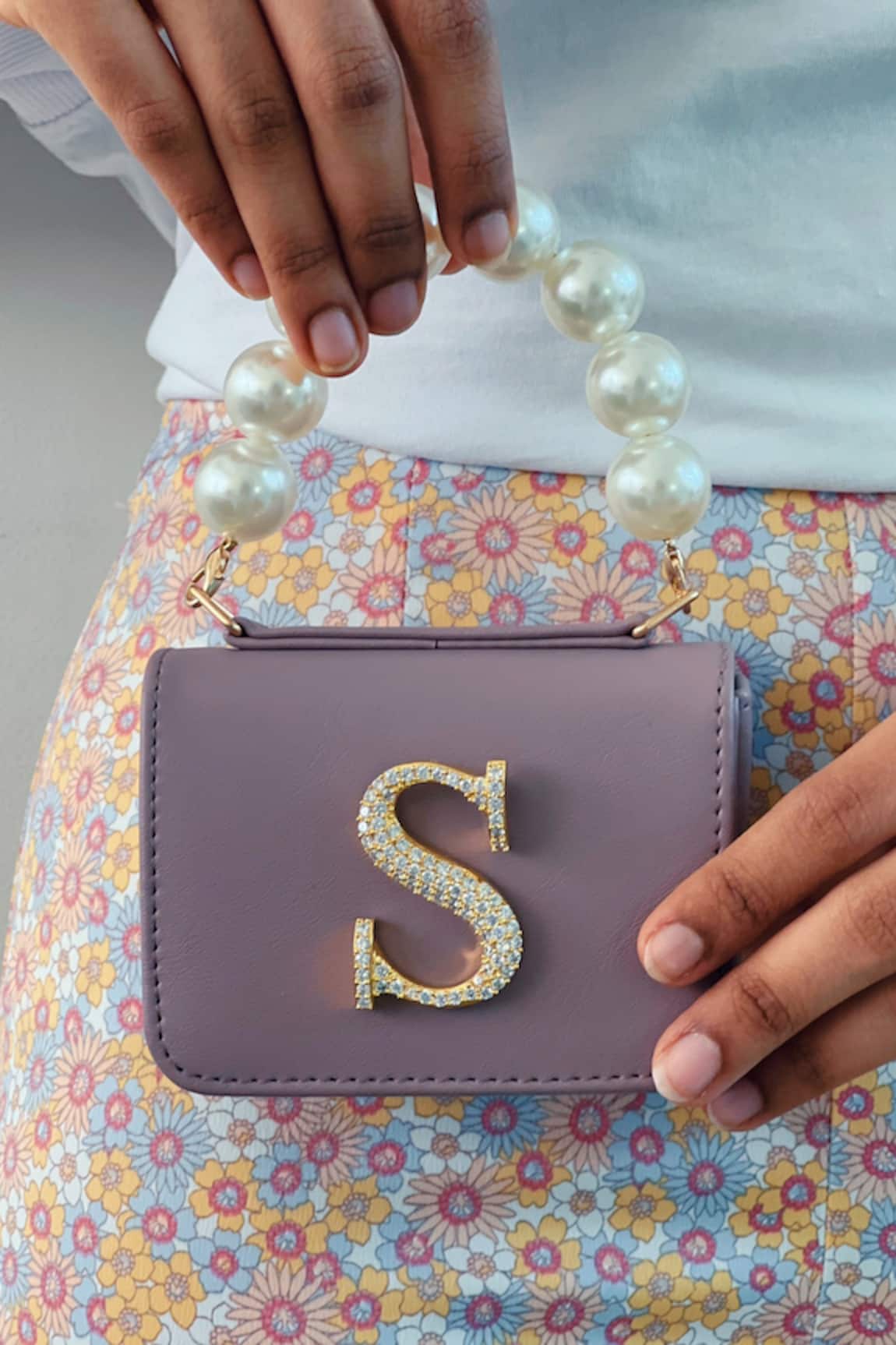 Prerto Personalised Initial Ornamented Bag
