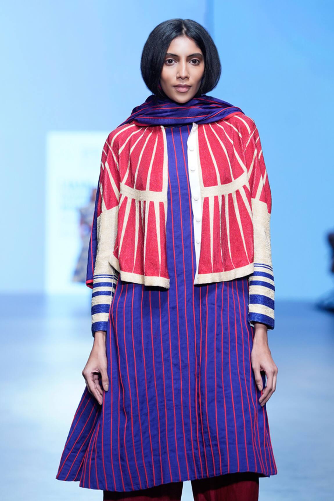 KA-Sha Corded Applique Tunic 