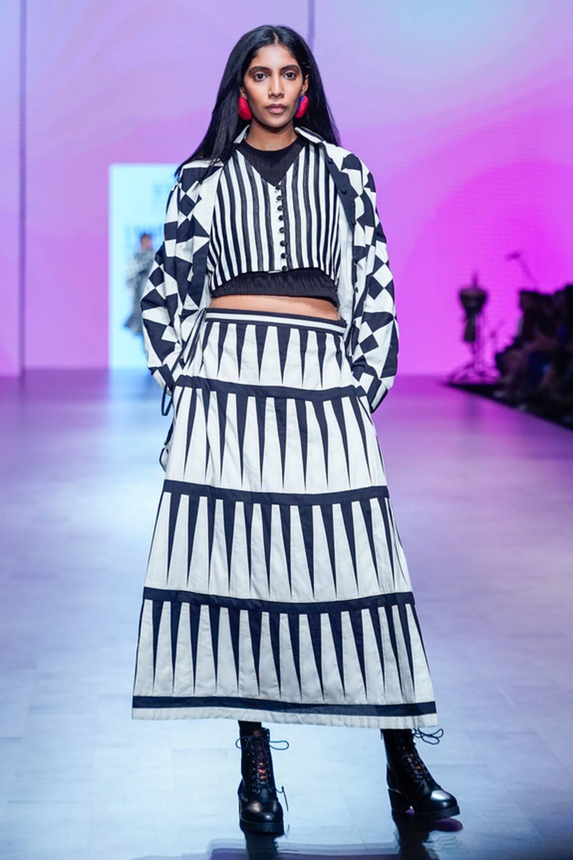 KA-Sha Ruched Silk Crop Top 