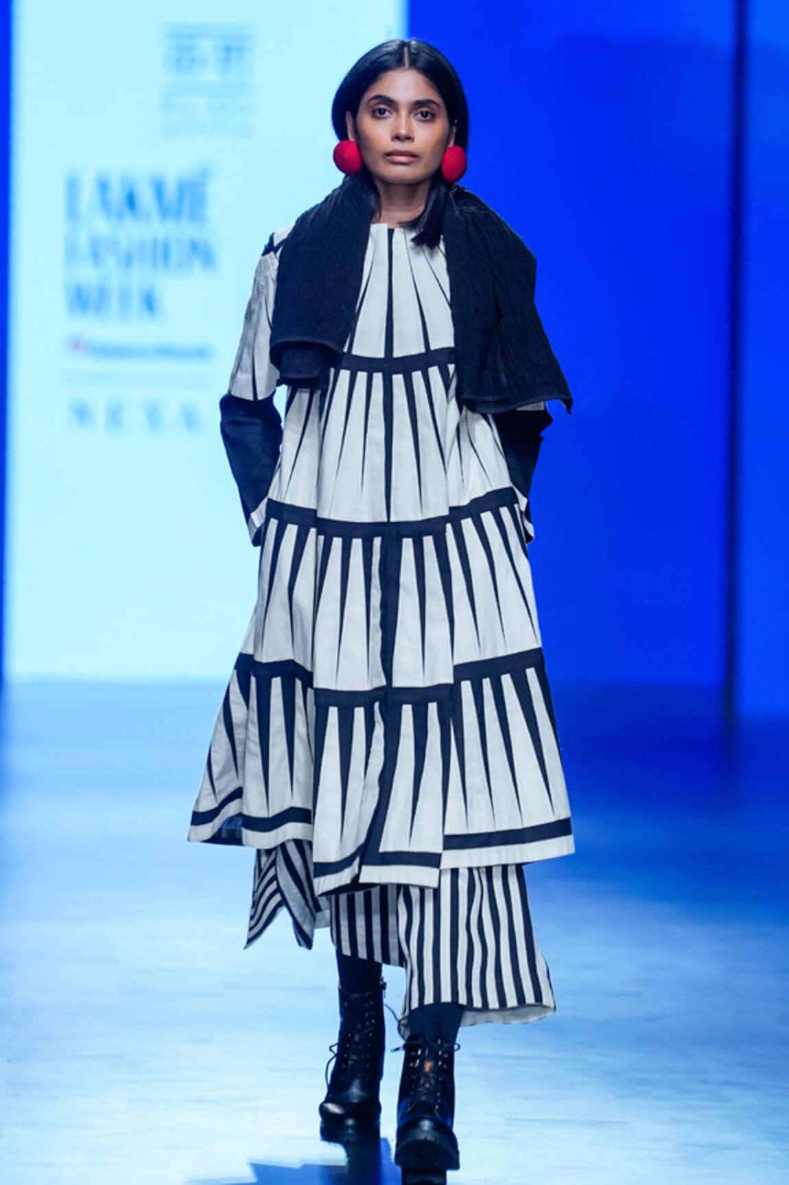 KA-Sha Geometric Pattern Jacket 