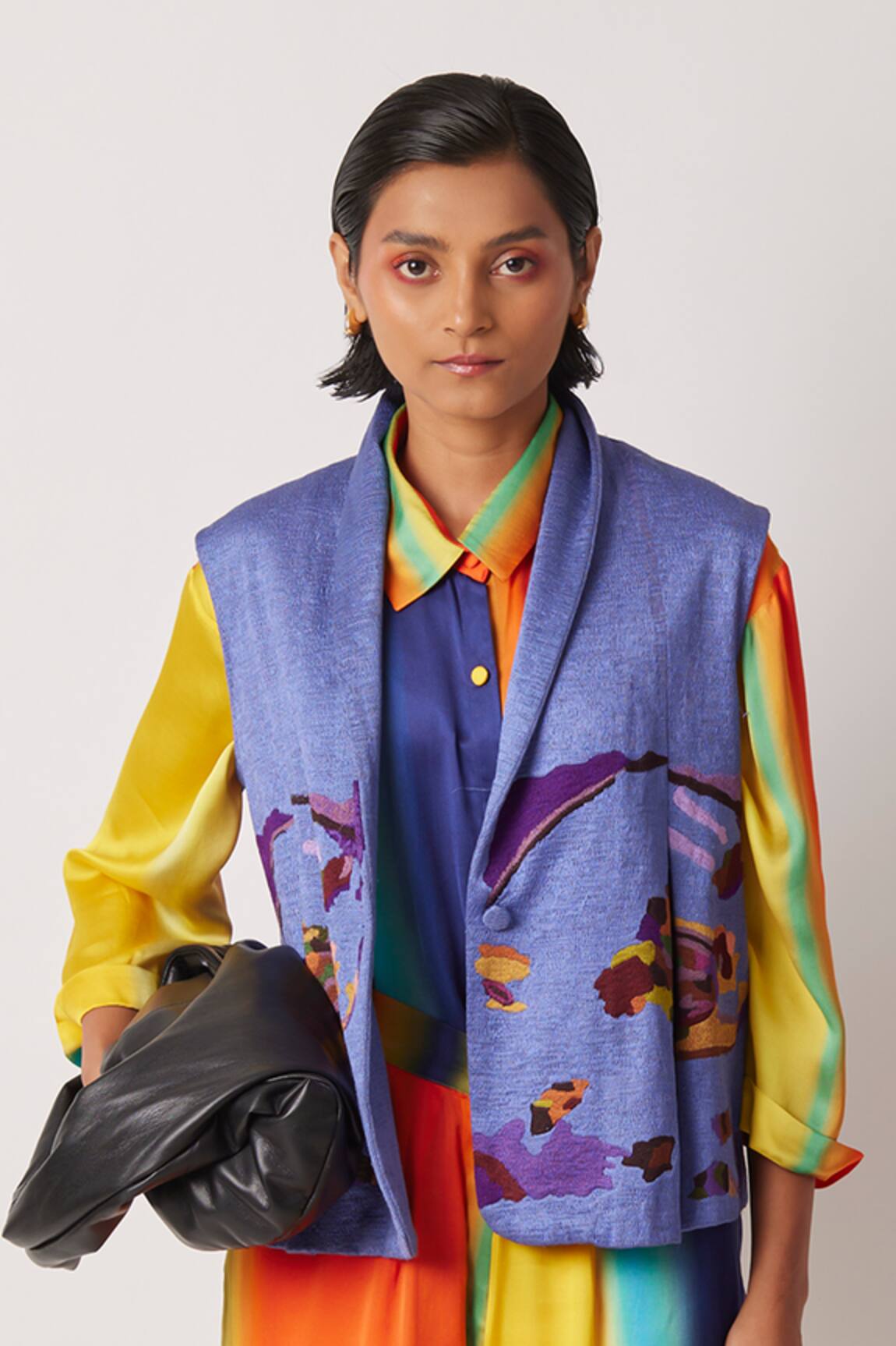 Yavi Arewo Silk Thread Embroidered Jacket