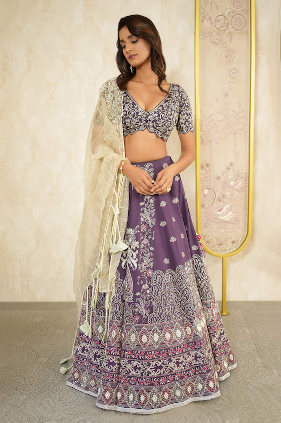 Megha Bansal Jamuni Naazneen Bridal Lehenga Set