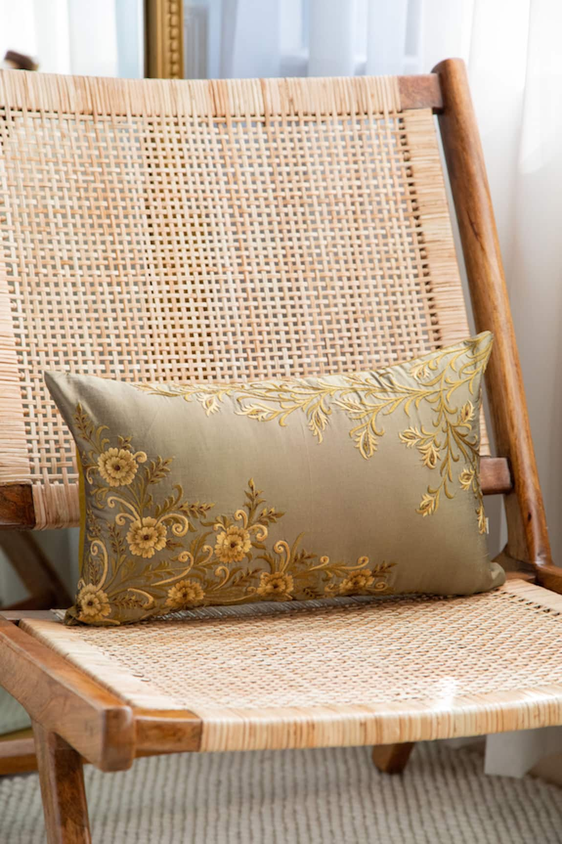 Khaabka Shaakh Floral Pattern Cushion Covers - 2 Pcs