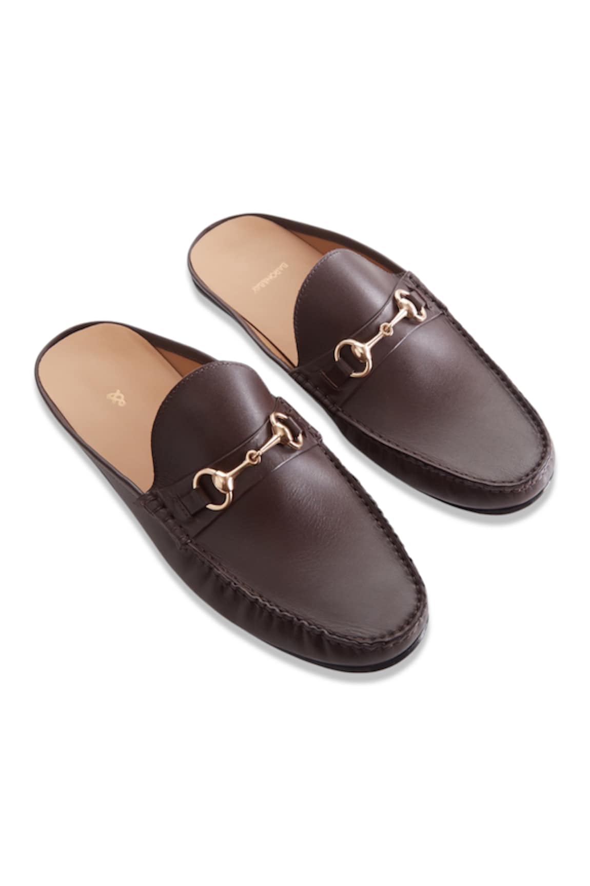 Baron&Bay Arno Horsebit Backless Embellished Penny Loafers