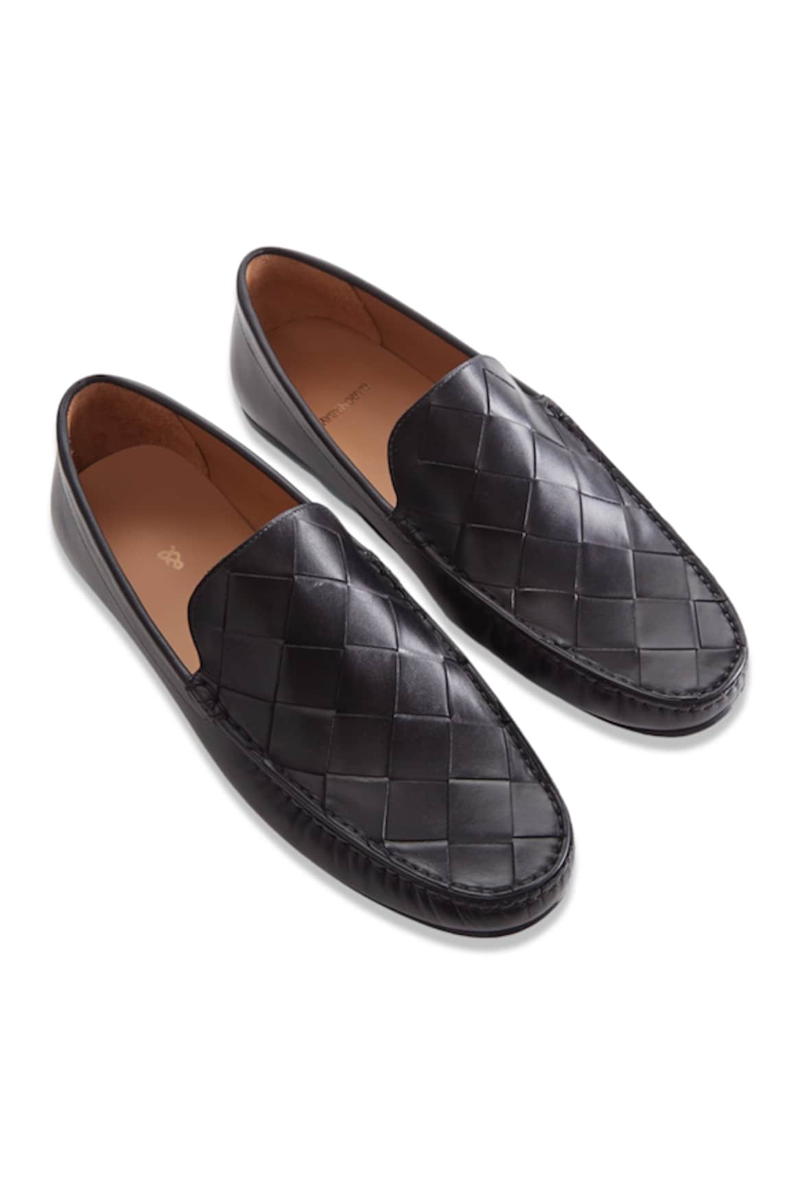 Baron&Bay Arno Basket Woven Penny Loafers