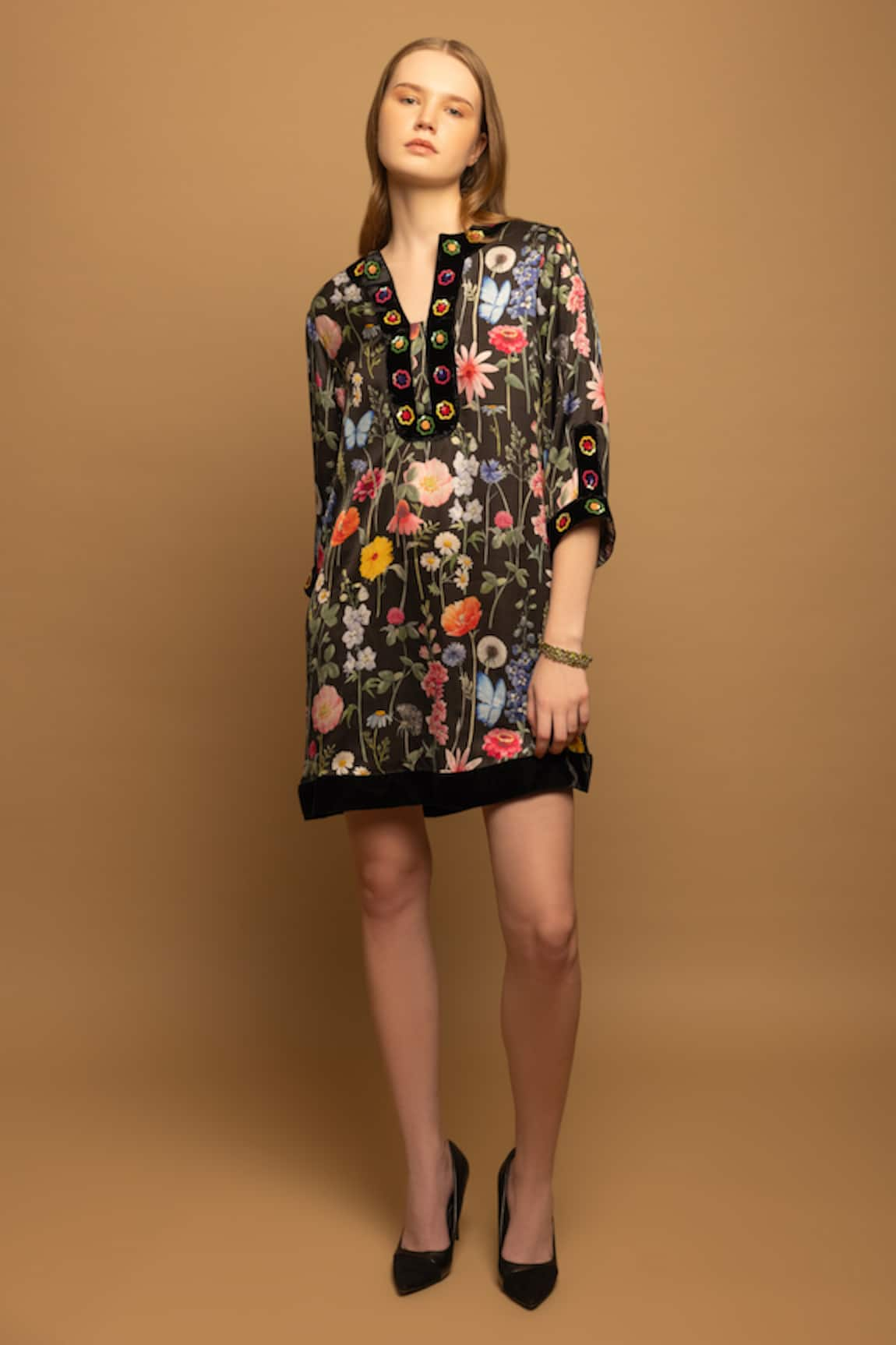 SHIMONA Blossom Floral Print Dress