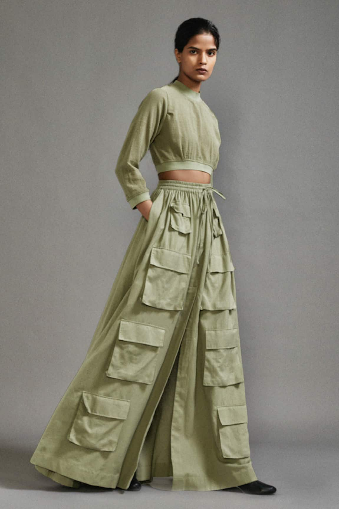 MATI Safari Pocket Cargo Maxi Skirt