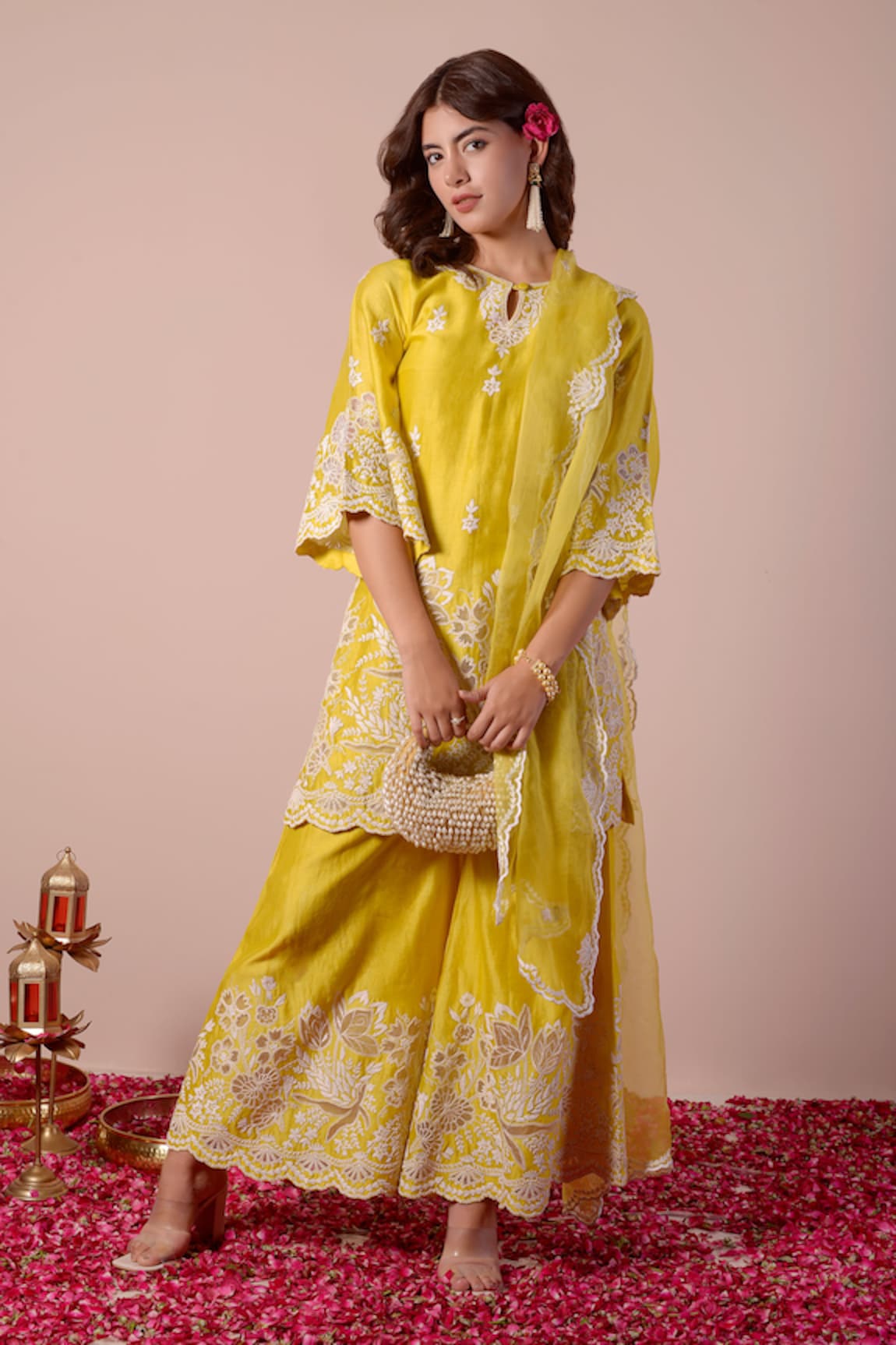 Surabhi Arya Dori Embroidered Kurta Set