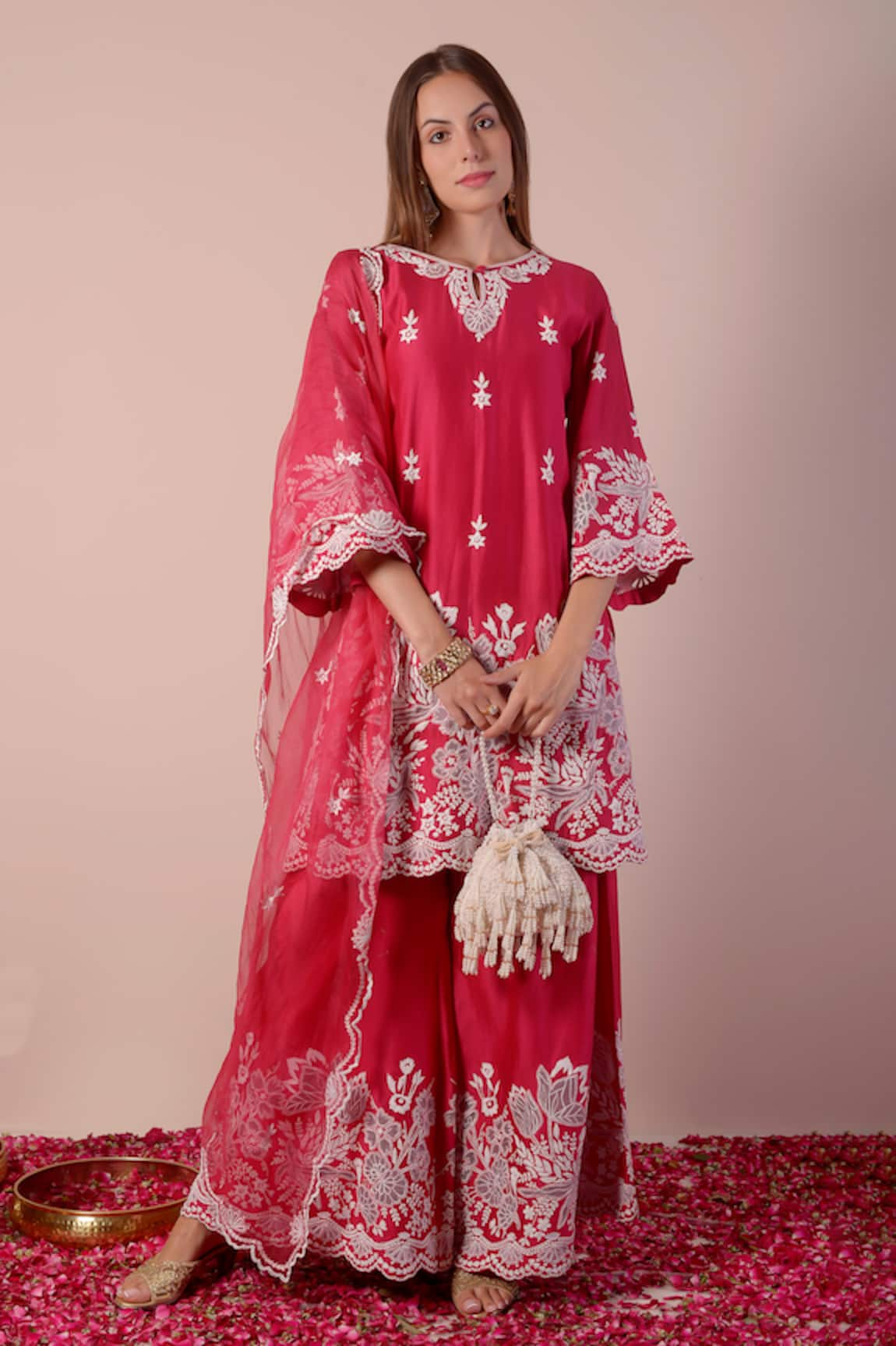 Surabhi Arya Dori Work Kurta Gharara Set