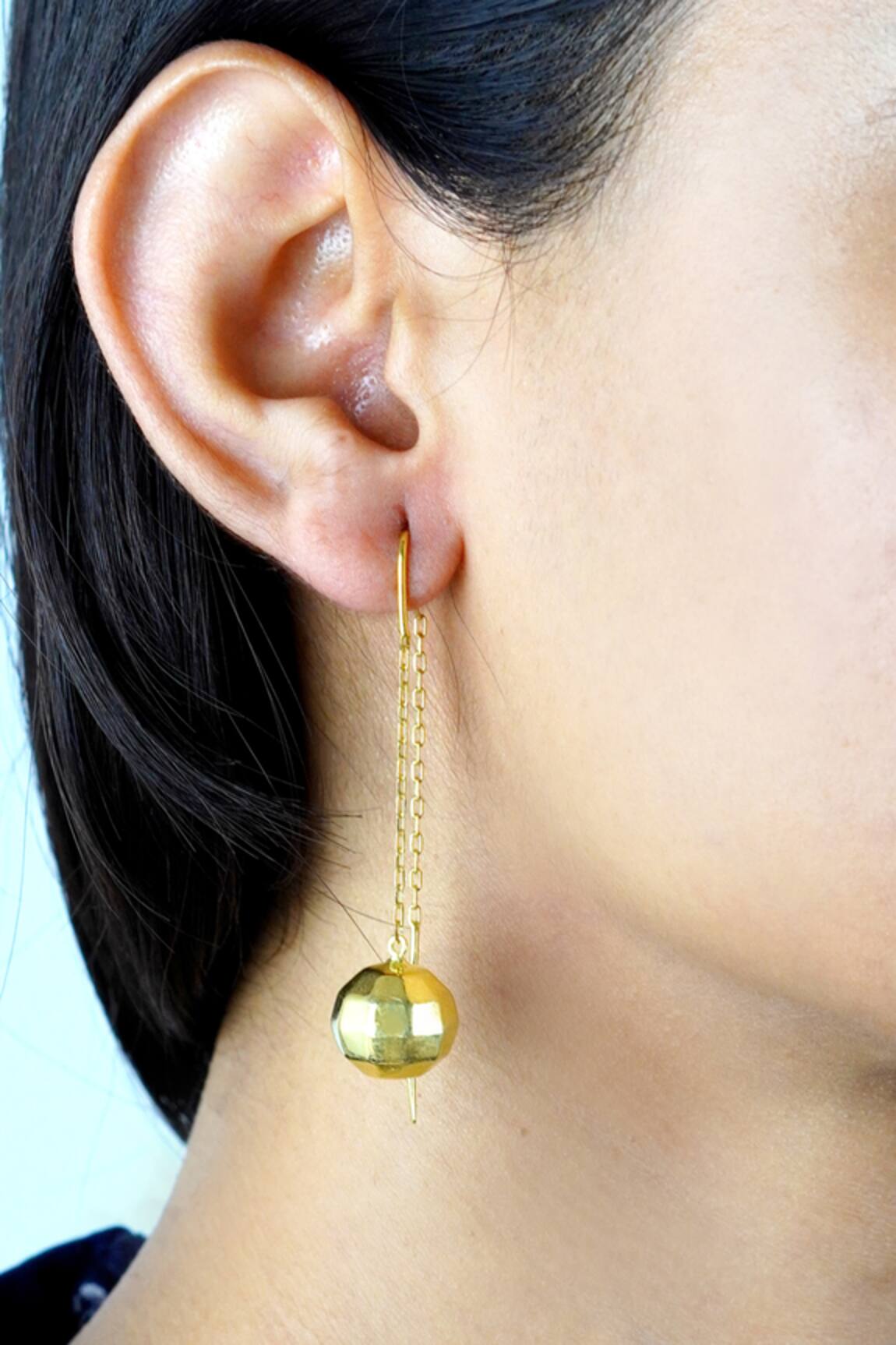 Varnika Arora Disco Ball Textured Danglers