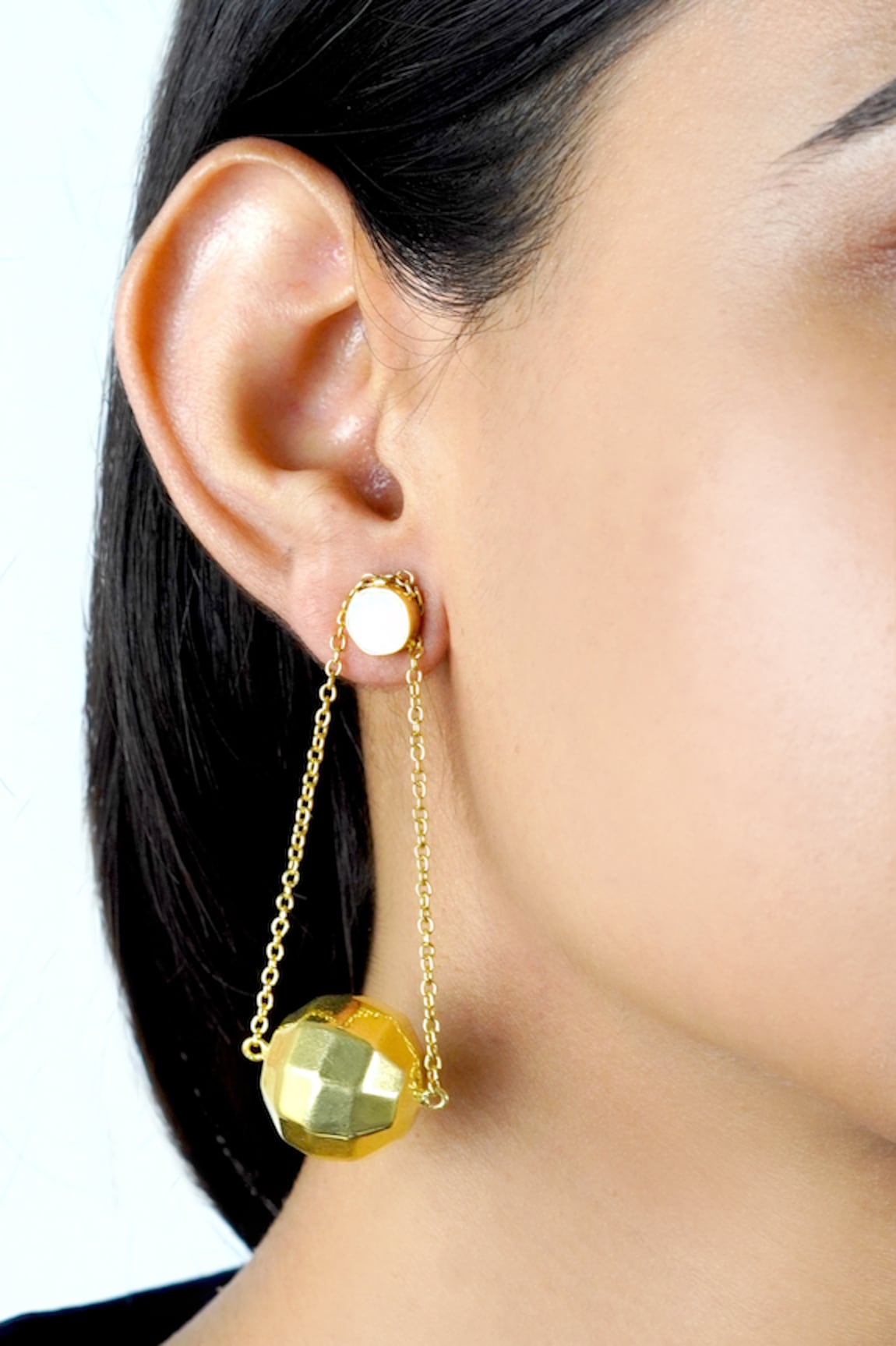 Varnika Arora Mother Of Pearl Studded Earrings