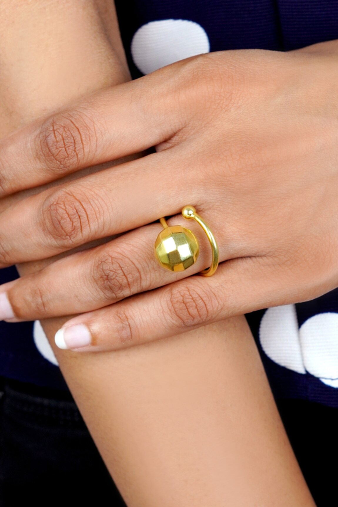 Varnika Arora Disco Ball Pattern Ring