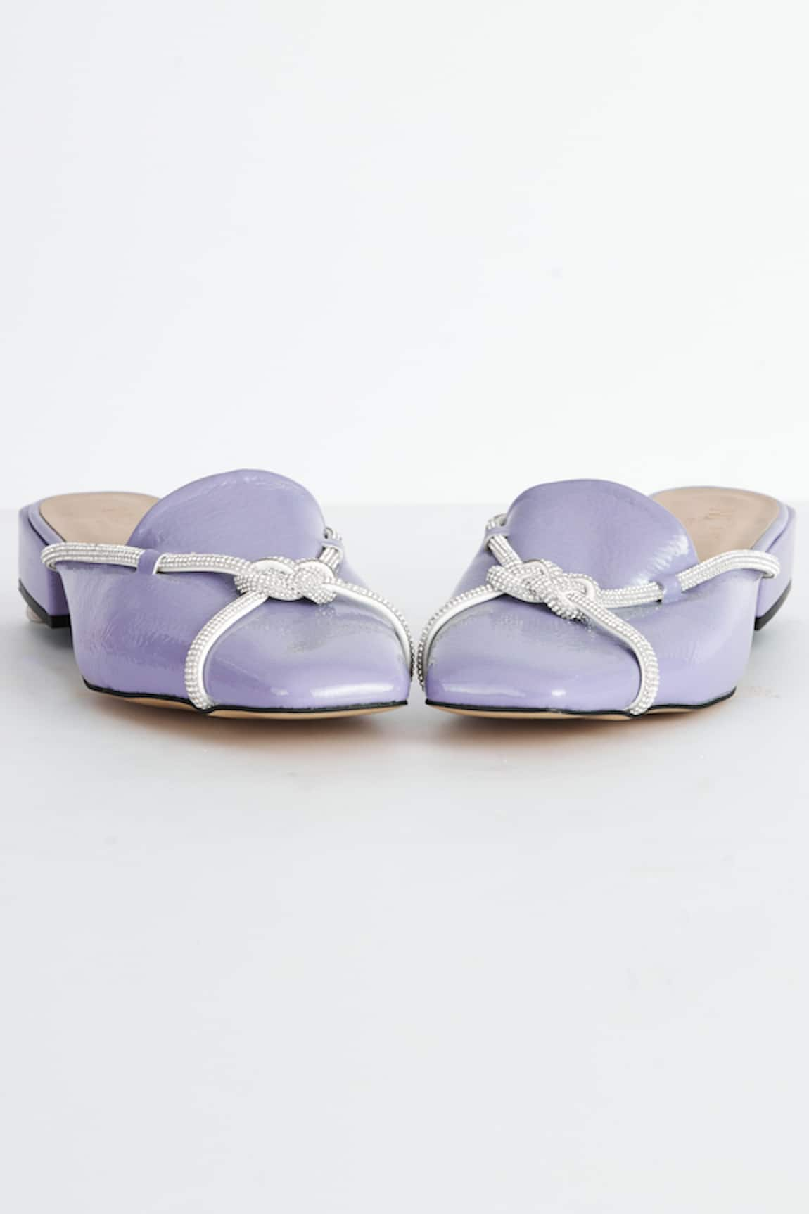 THE NICHE LABEL Maya Embellished Knotted Cord Mules