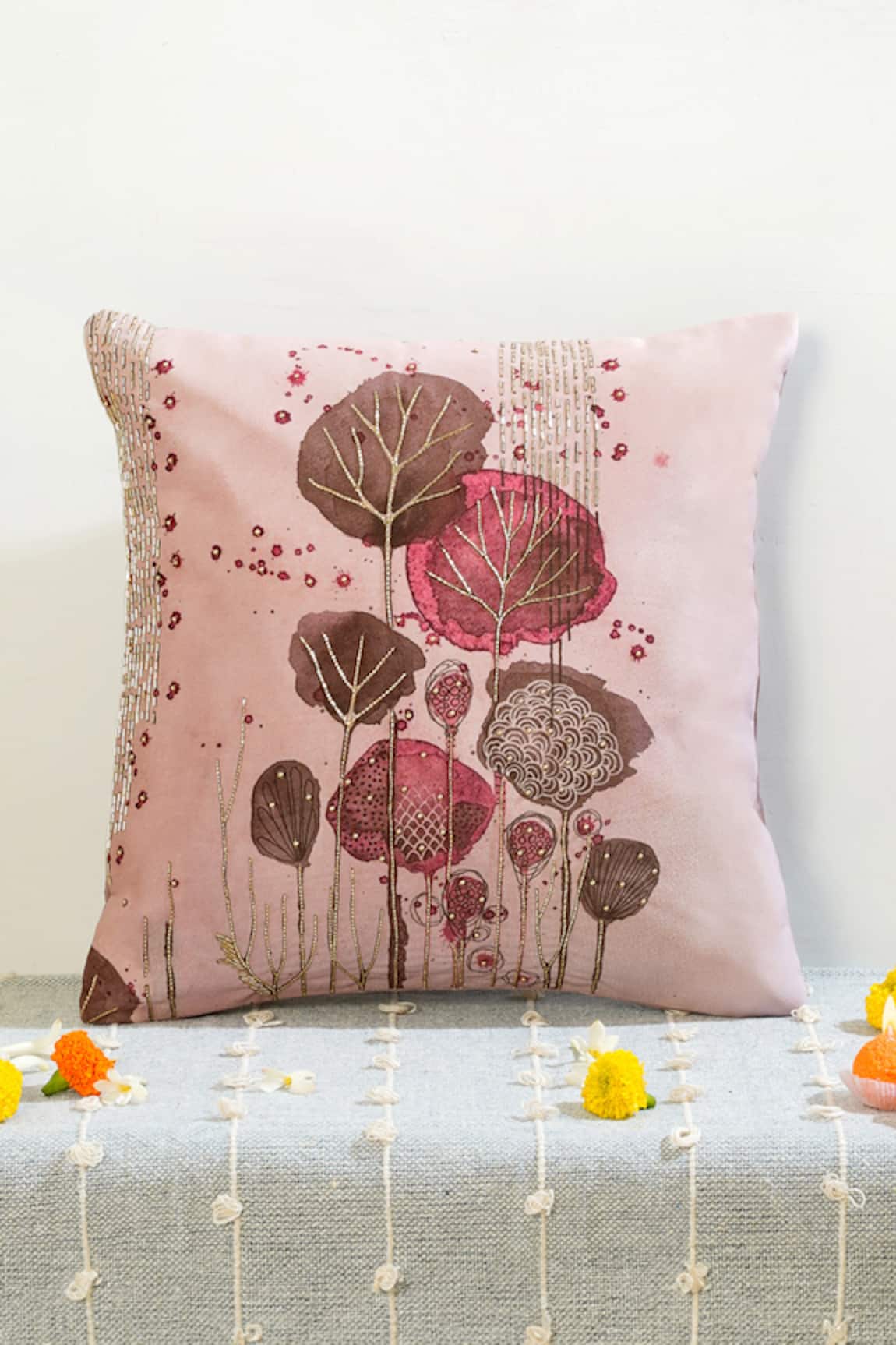 Mid July Home Elysium Dreamscape Enchanted Grove Pattern Cushion Cover