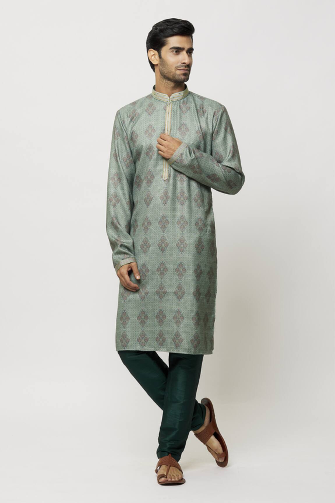 Samyukta Singhania Vintage Glory Bloom Print Kurta 