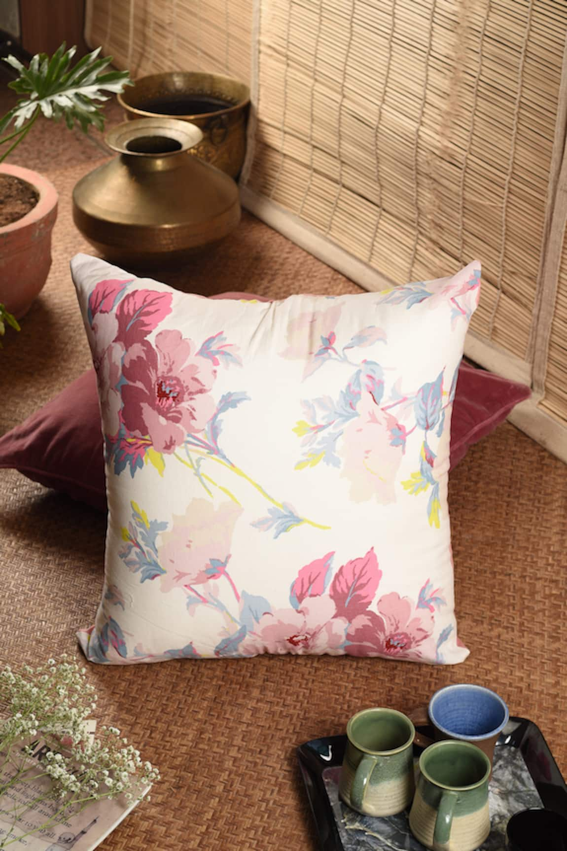 Solasta Floral Print Cotton Sham