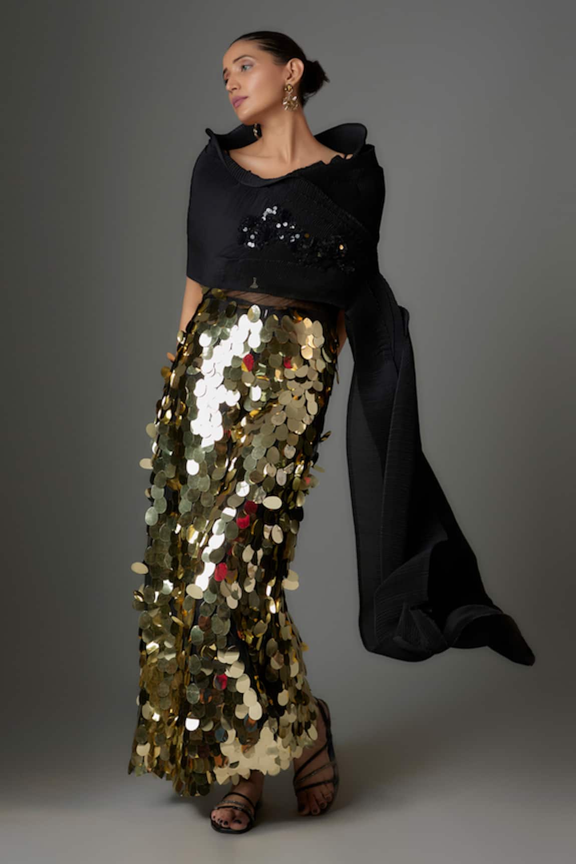 Divya Kanakia Sequin Embellished Jumpsuit With Top