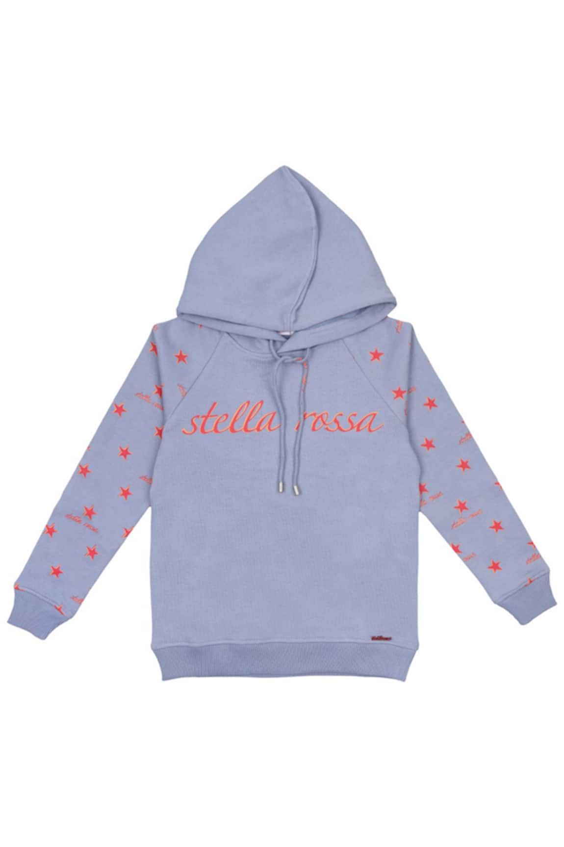 Rang by Lespetits Stella Rossa Star Pattern Hoodie