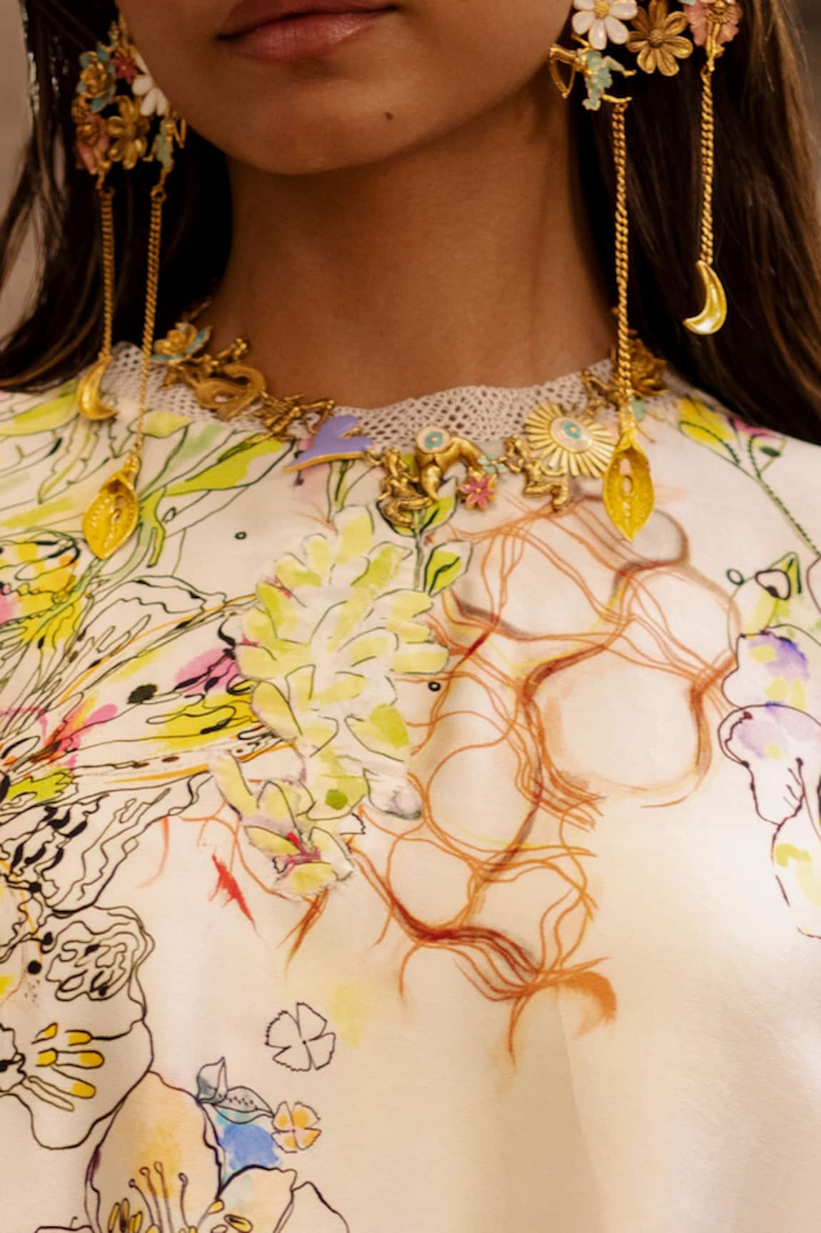 AK-OK Enchanted Touch Choker Necklace