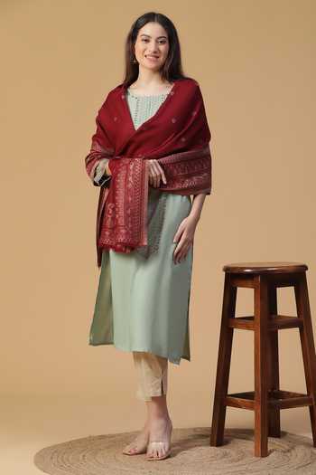 Shingora Aadila Flower Woven Shawl 