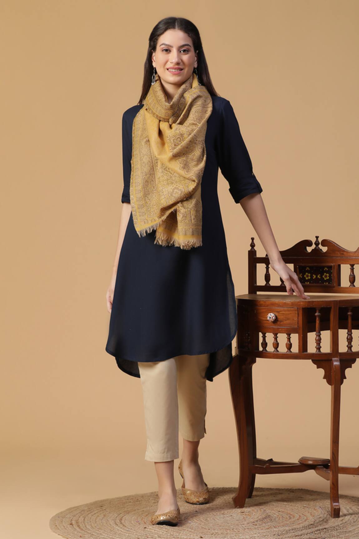 SHINGORA Rafat Woven Wool Stole 
