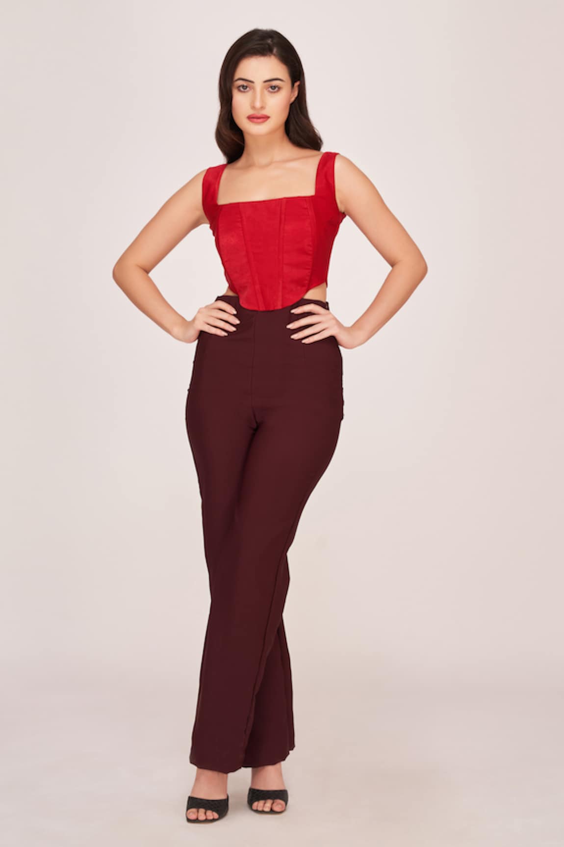 House of Varada Panelled Corset With Trouser