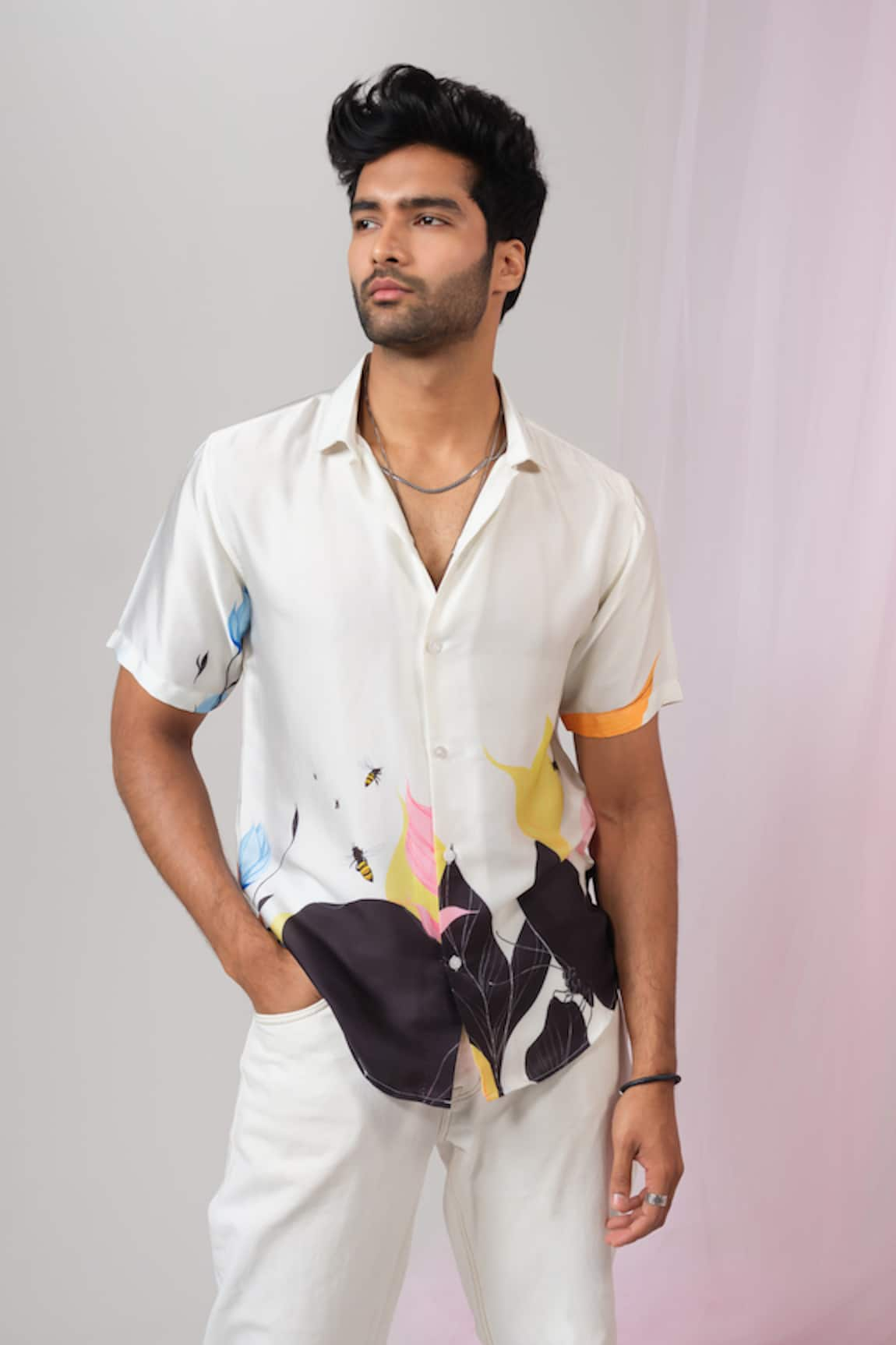 Sanjana reddy Designs Nectar Bloom Print Shirt