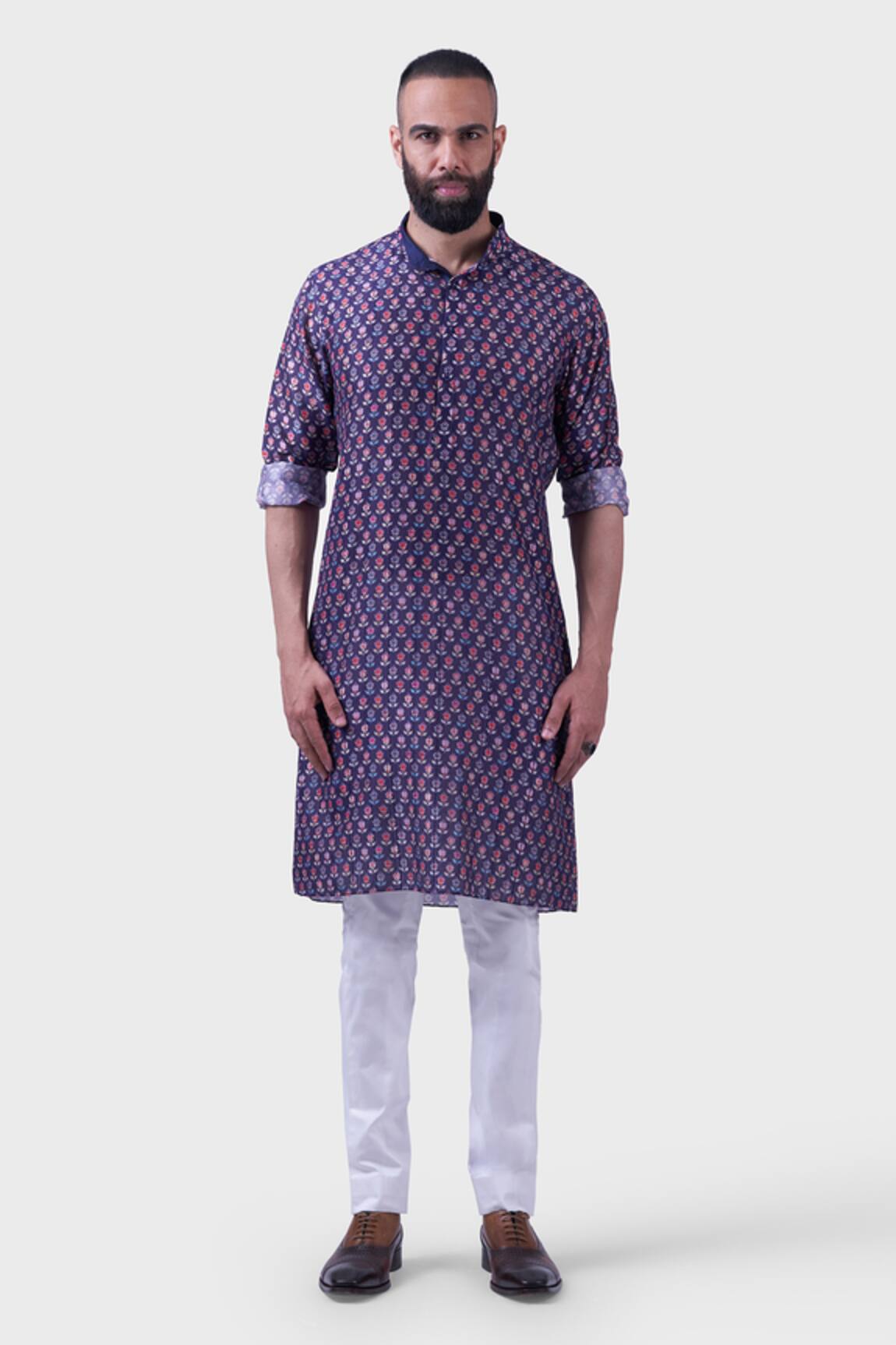 Raghavendra Rathore Jodhpur Jharokha Wildflora Print Kurta 