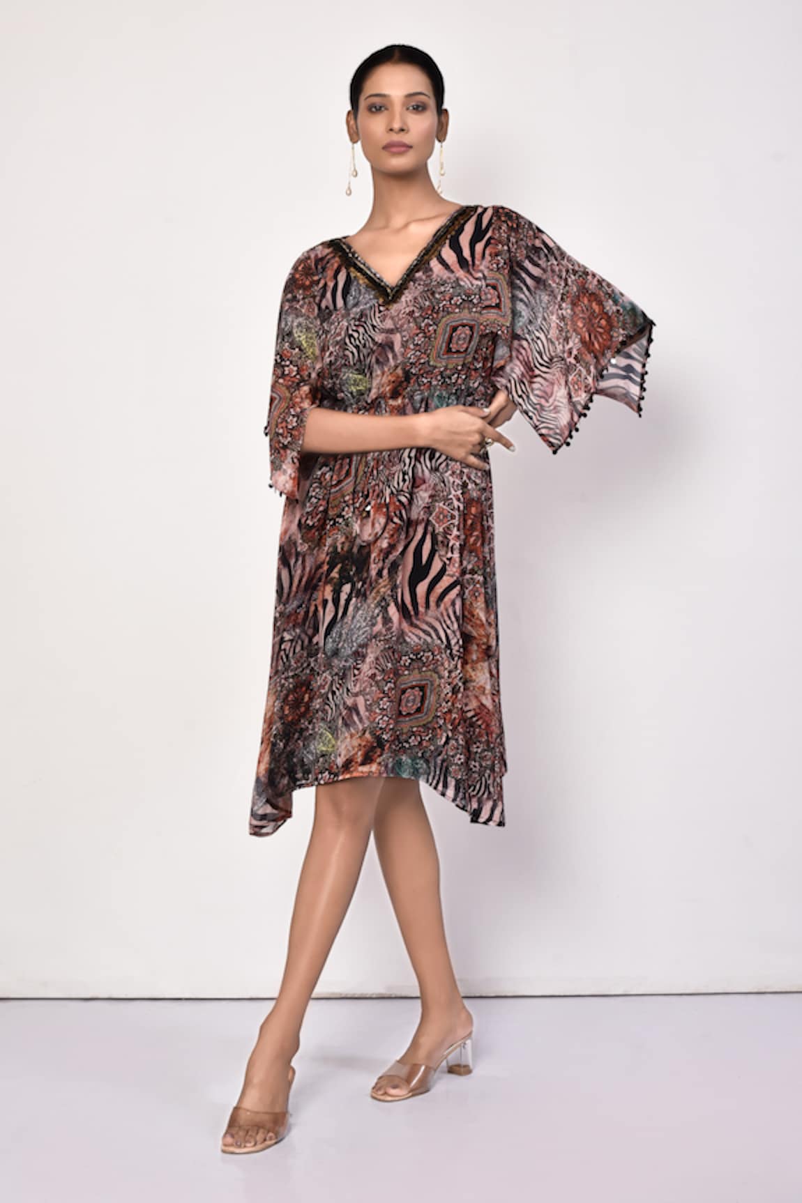 Naintara Bajaj Animal Print Kaftan