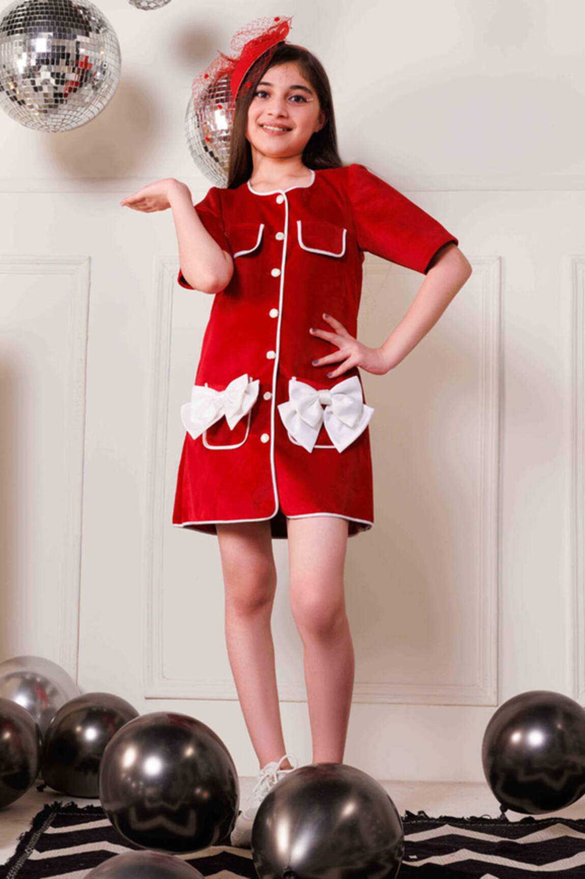Hoity Moppet Extra Chilly Velvet Button Down Dress 