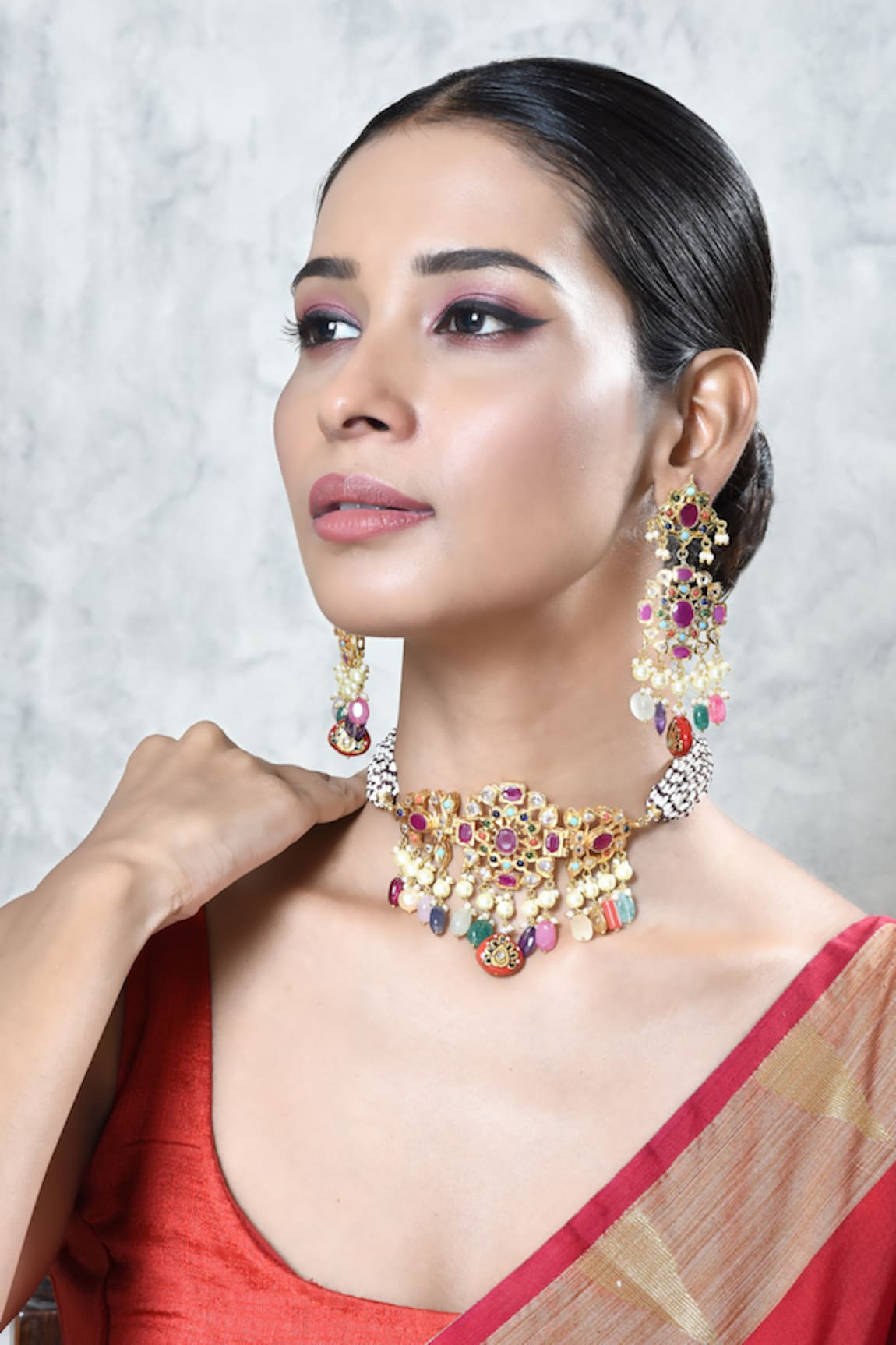 Kiara Kundan Embellished Earrings