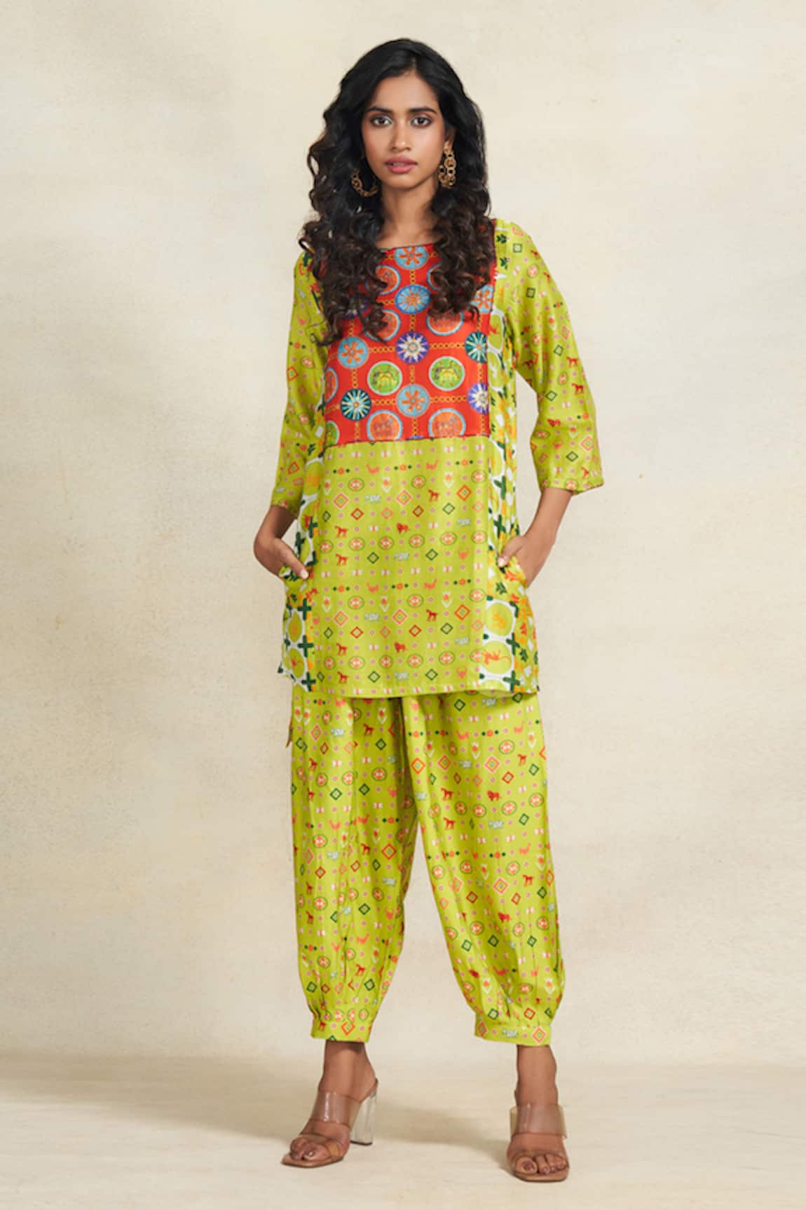 Gulabo By Abu Sandeep Geometric Print Salwar 