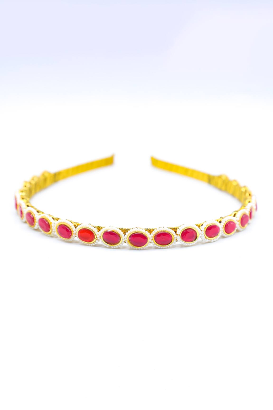 Foot Fuel Crystal Embellished Brooch Hairband