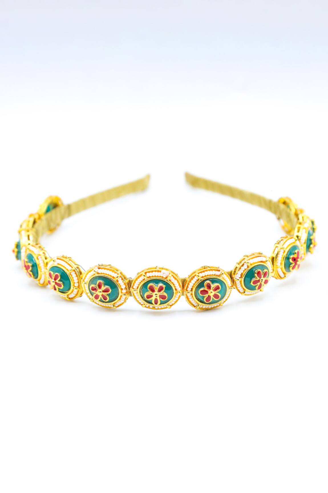 Foot Fuel Floral Carved Hairband 