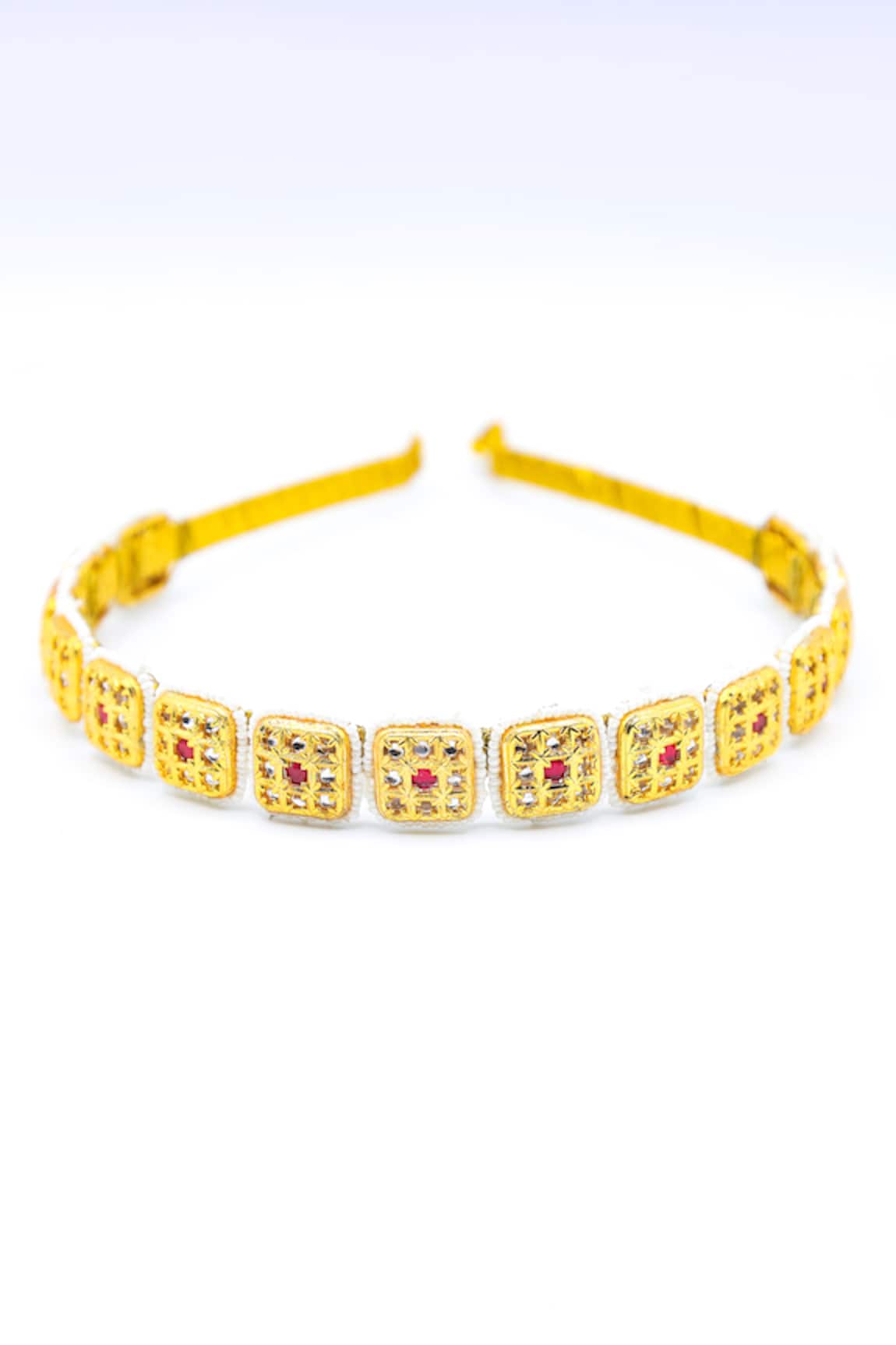 Foot Fuel Geometric Broach Hairband 