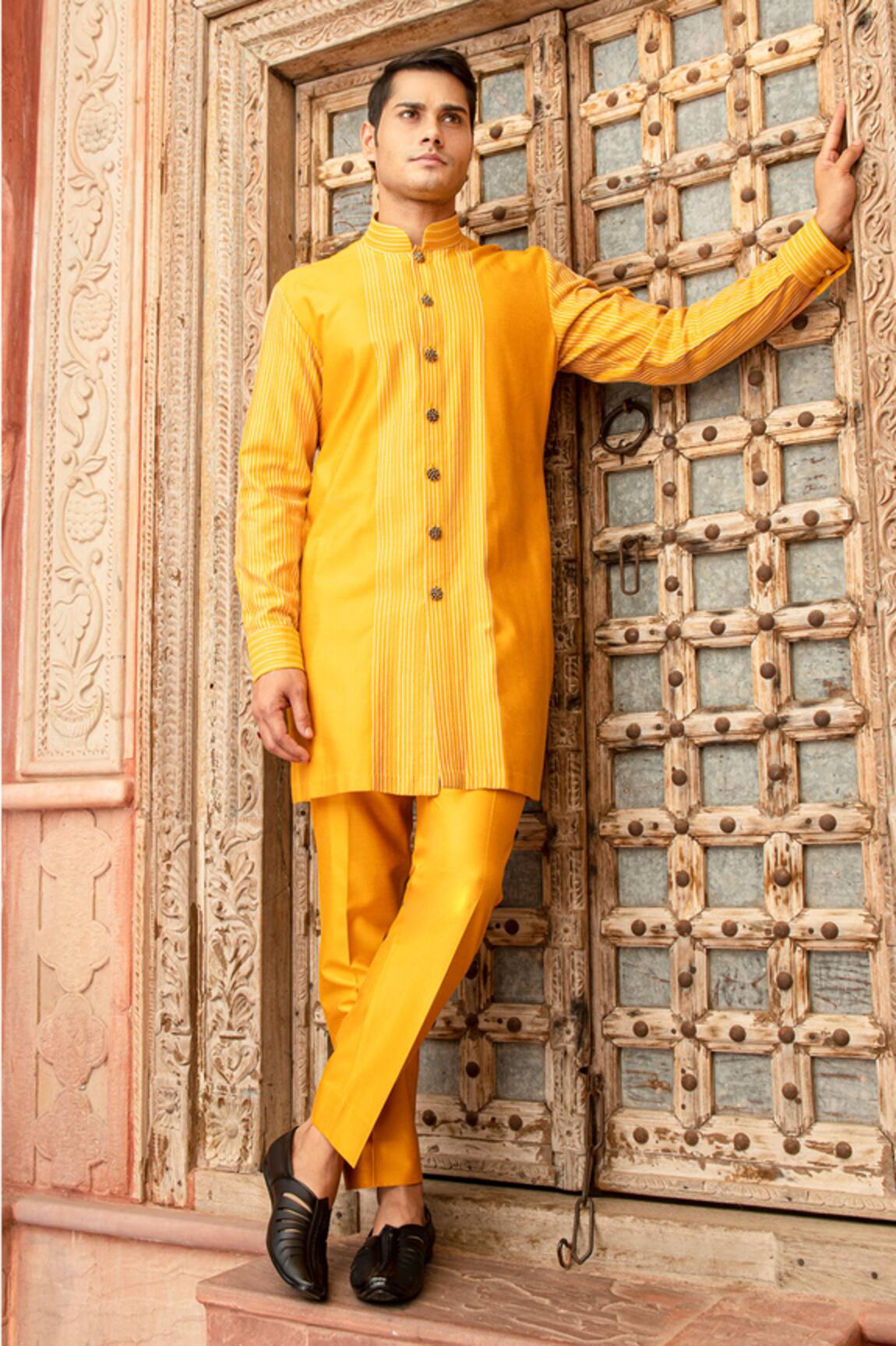 Abkasa Citrina Embroidered Kurta & Pant Set