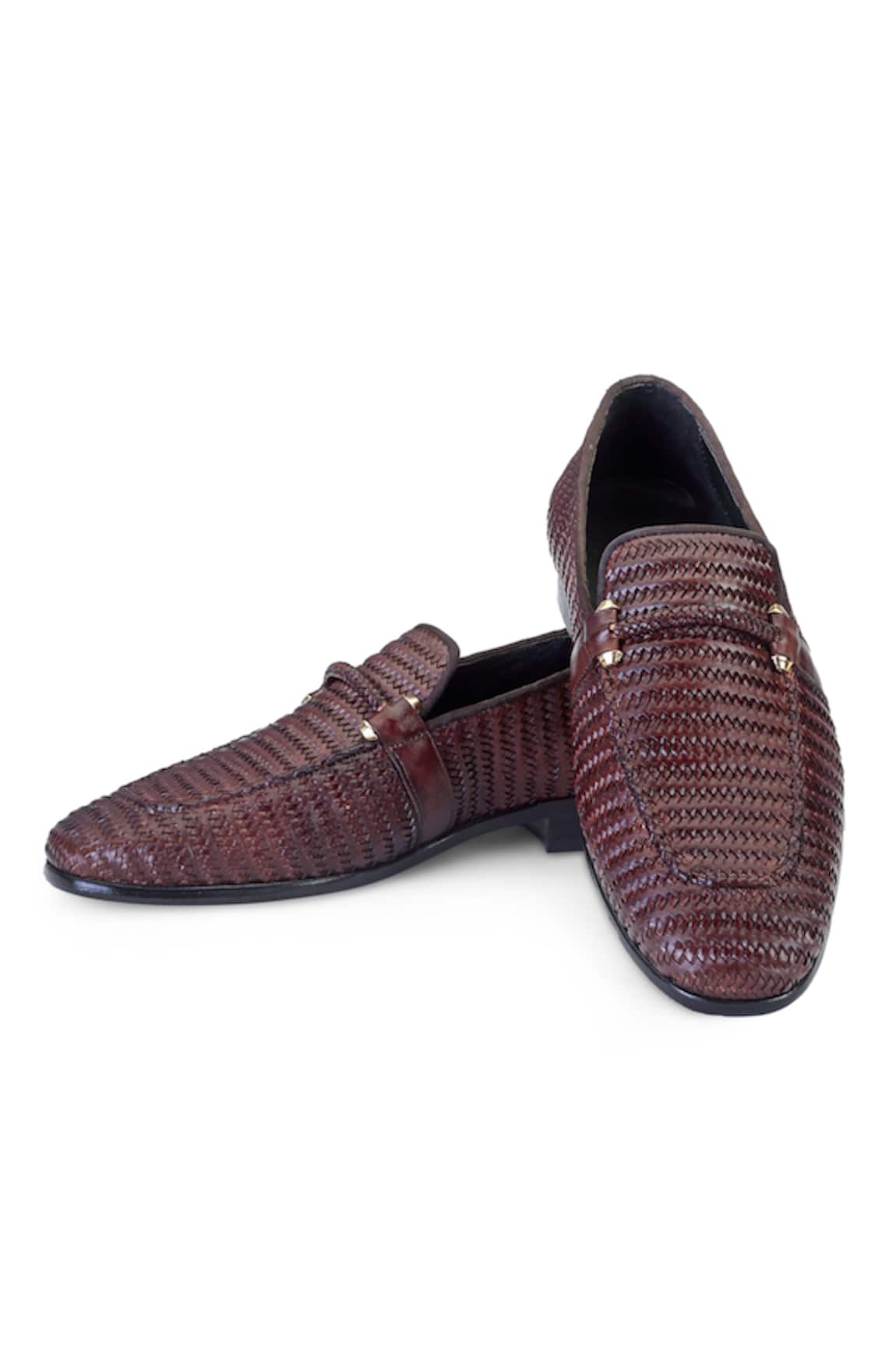 Shutiq Ethan Textured Leather Shoes