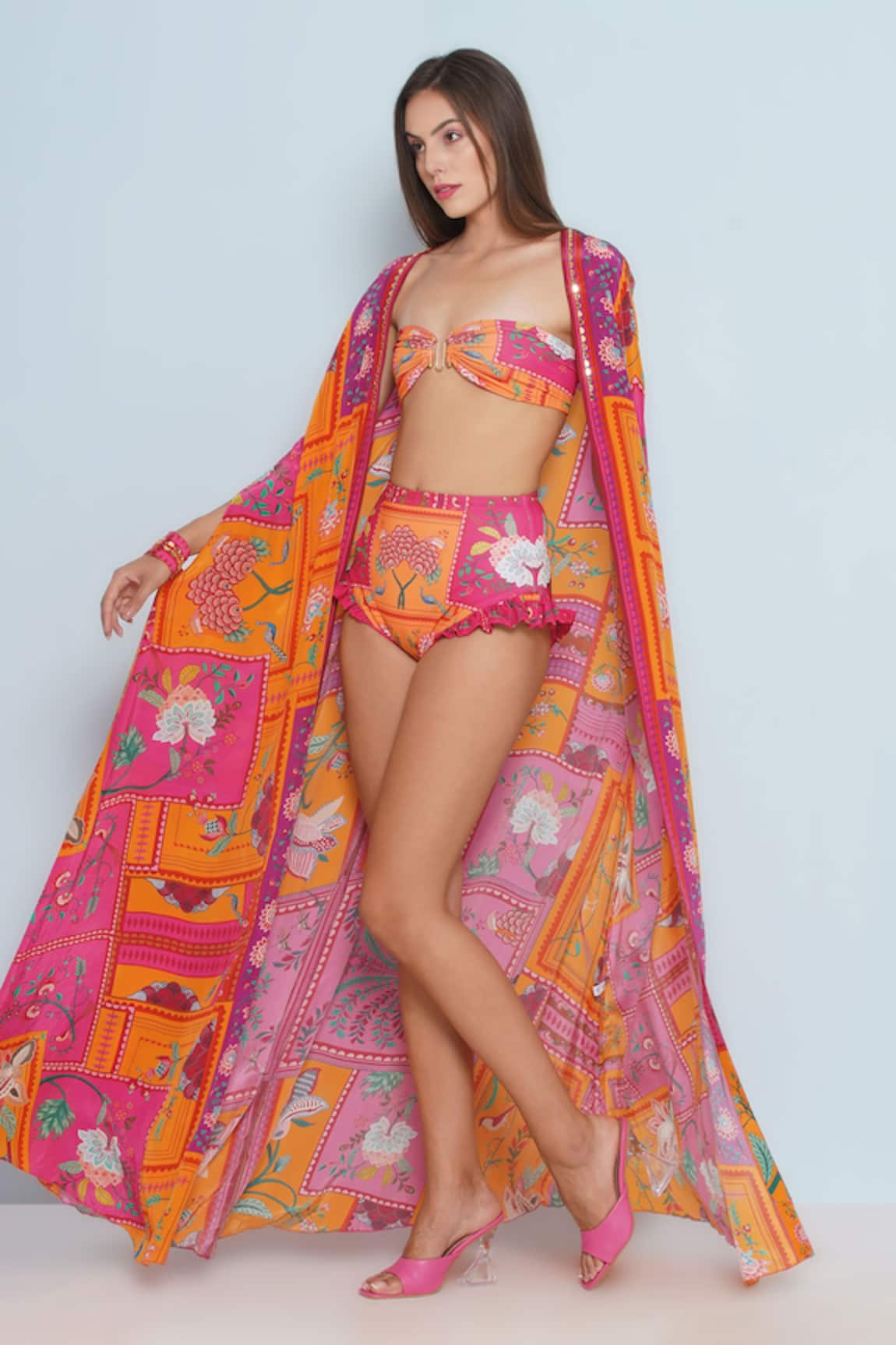 Shop Orange designer Swimwear for Women Online