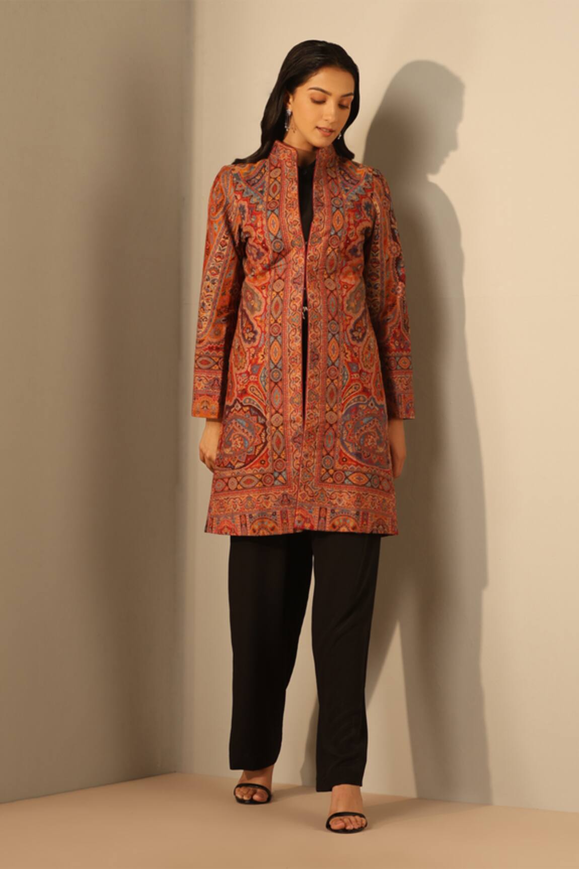 Dusala Tara Woven Floral Jacket 