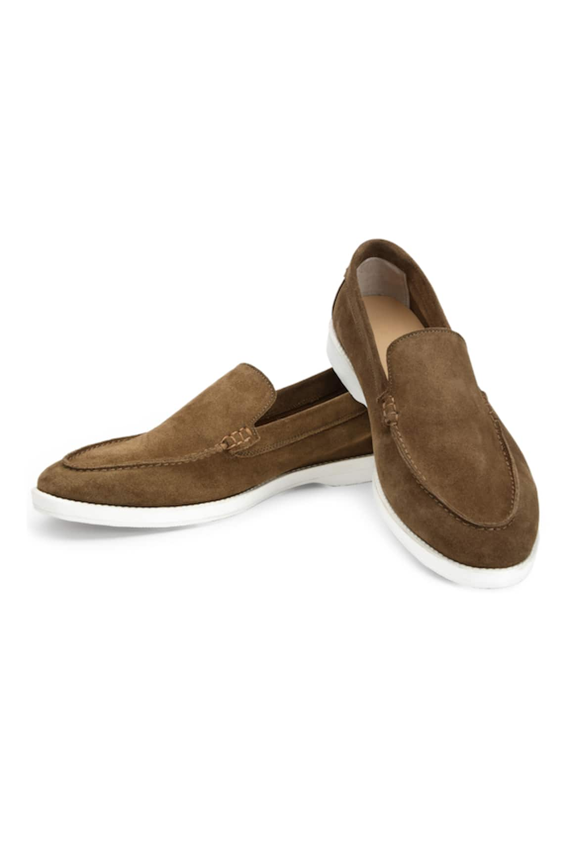 SHUTIQ Cedar Otimo Suede Loafers