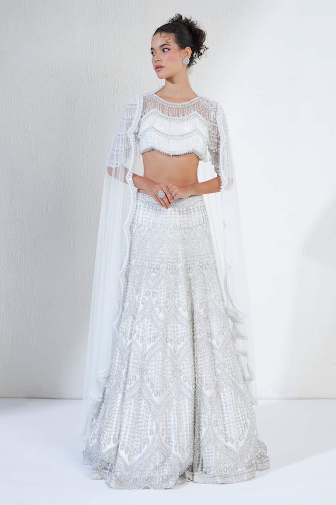 Ridhimaa Gupta Celeste Crystal Embellished Bridal Lehenga Set