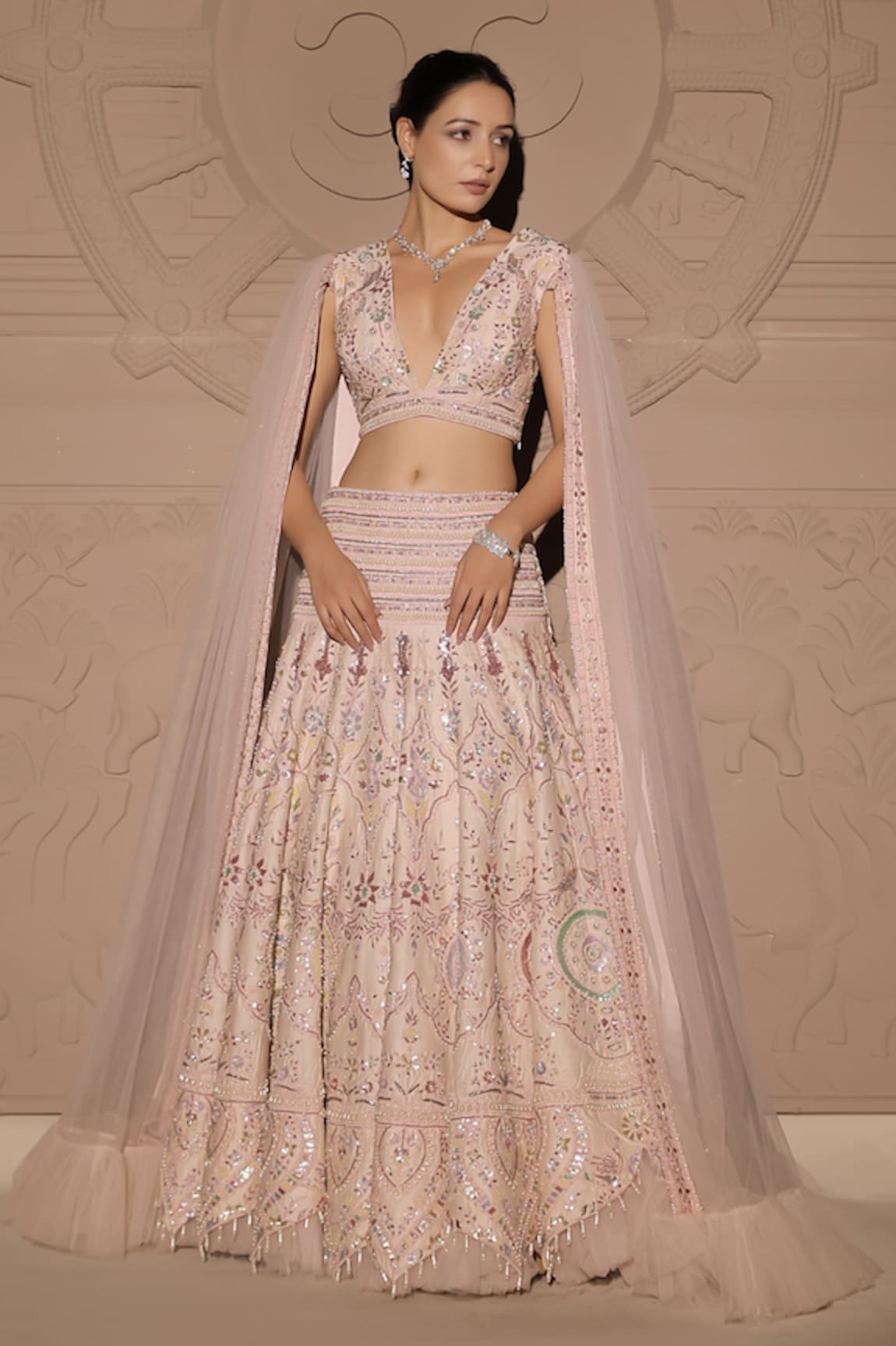 Jubinav Chadha Persian Bagh Embellished Lehenga With Blouse