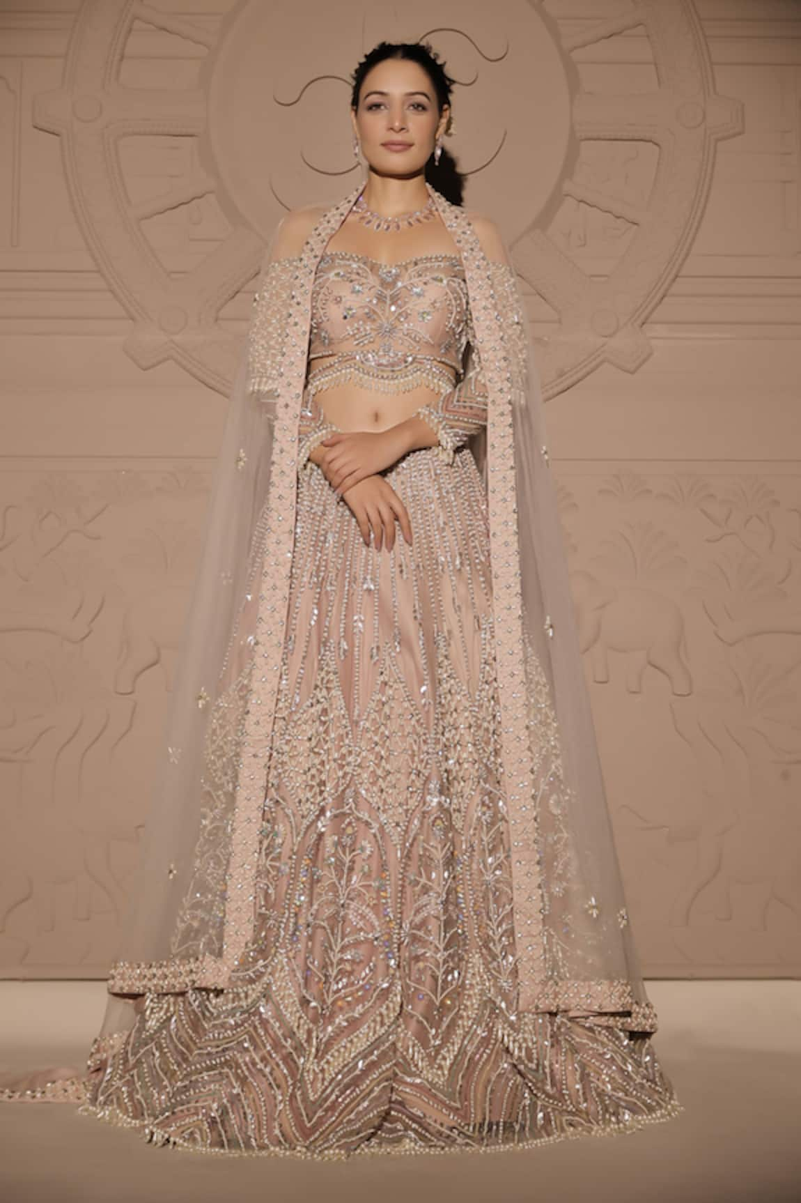 Jubinav Chadha Pearl Bahar Embellished Bridal Lehenga Set