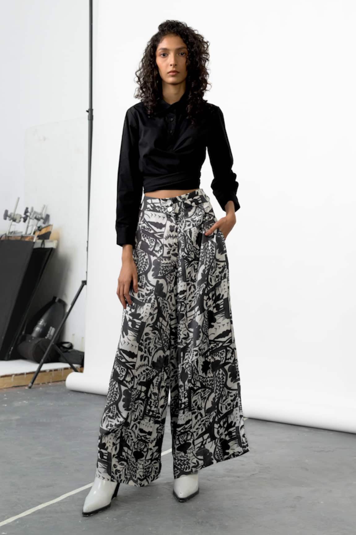 OFRIDA HD PP Botanical Print Pant