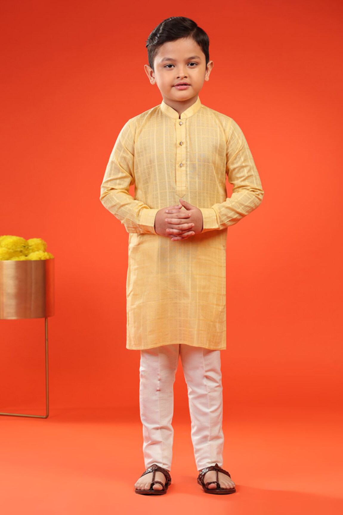 Kora By Nilesh Mitesh Cotton Kurta With Pant