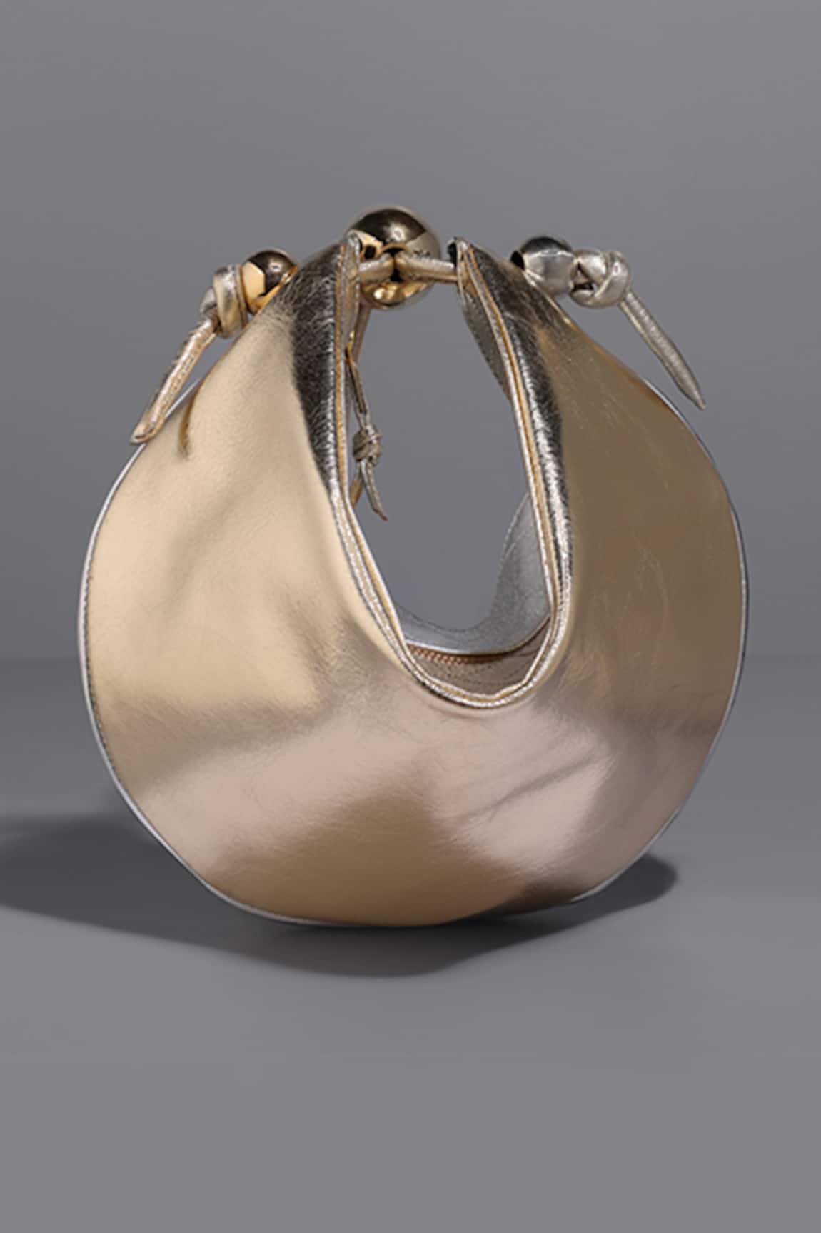 Tann-ed Textured Pouch Bag